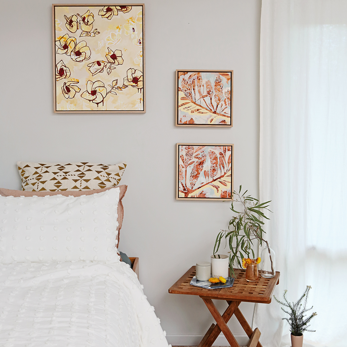 Lr 133 Coastal Artworks Smith & Brooks Art Abstract Landscape Floral Art Coastal Style Beach Interiors Ready To Hang Australian Art