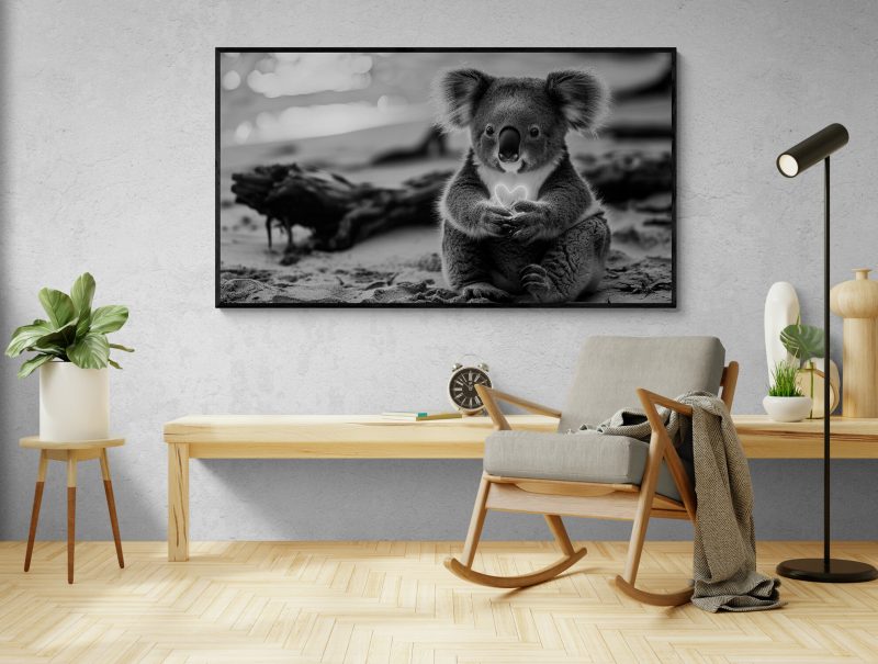 Koala Kid  | Ltd Ed Framed Fine Art Canvas Print