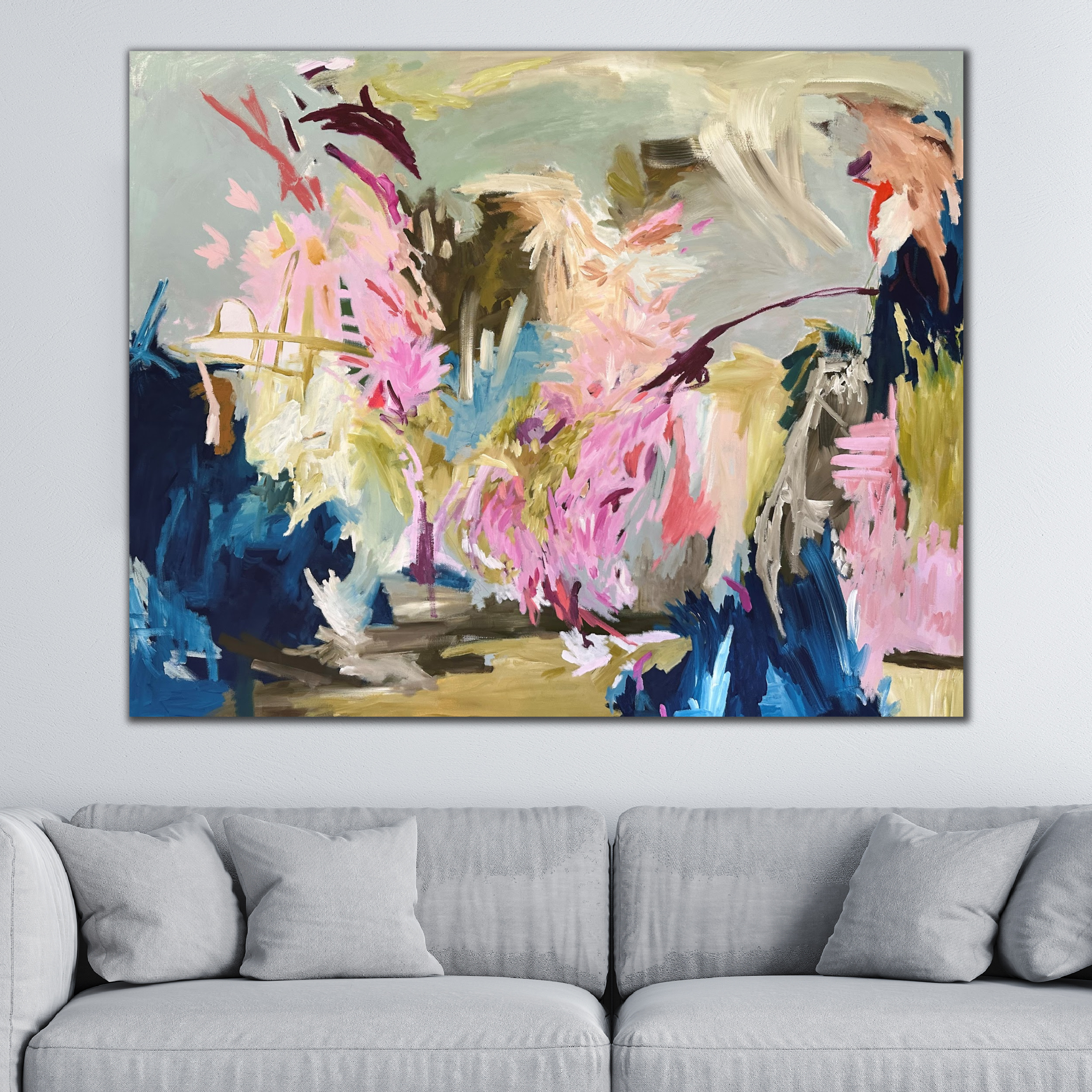 3d Render Of Beautiful Clean Interior