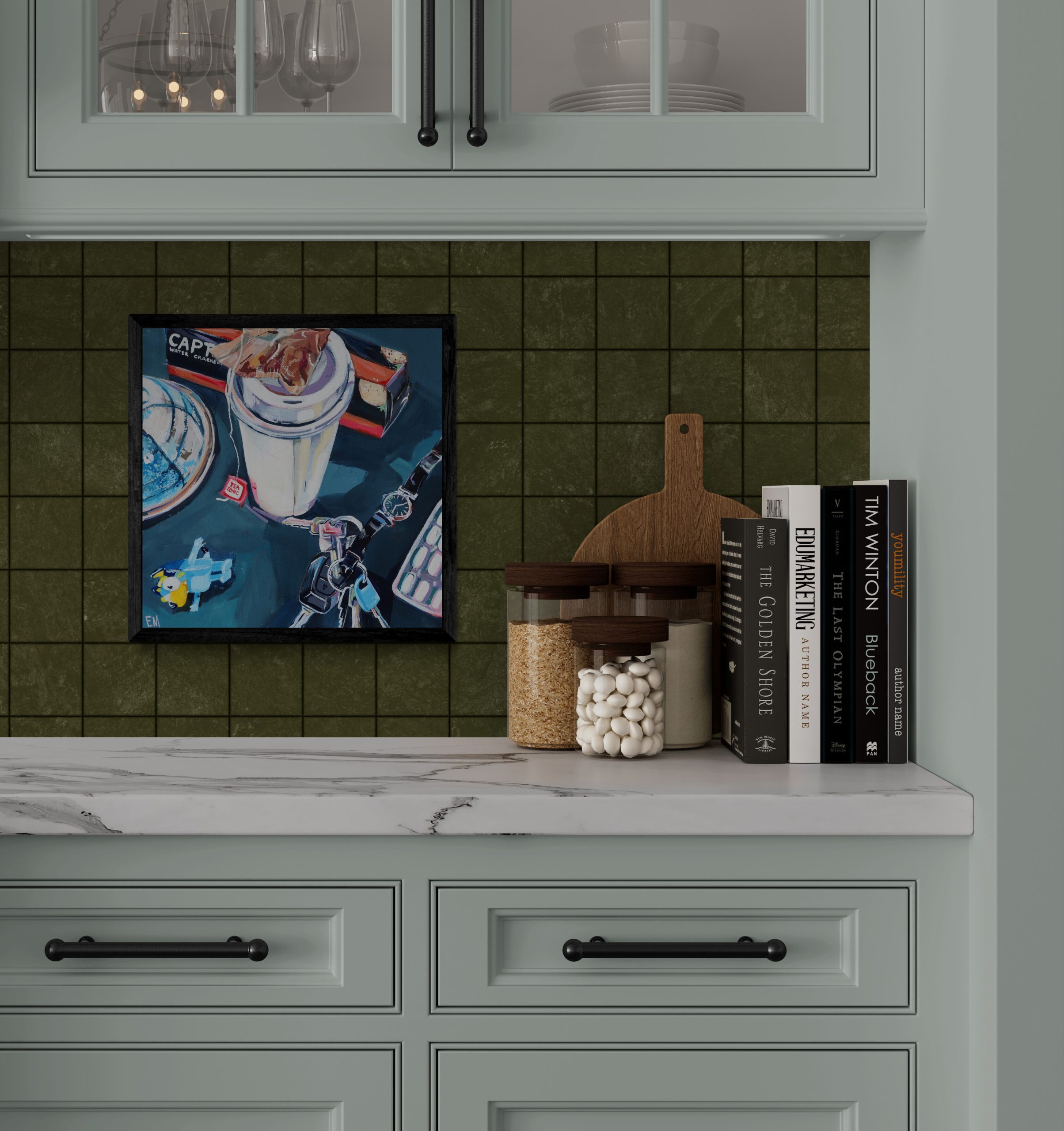 Kitchen With Classic Cabinetry