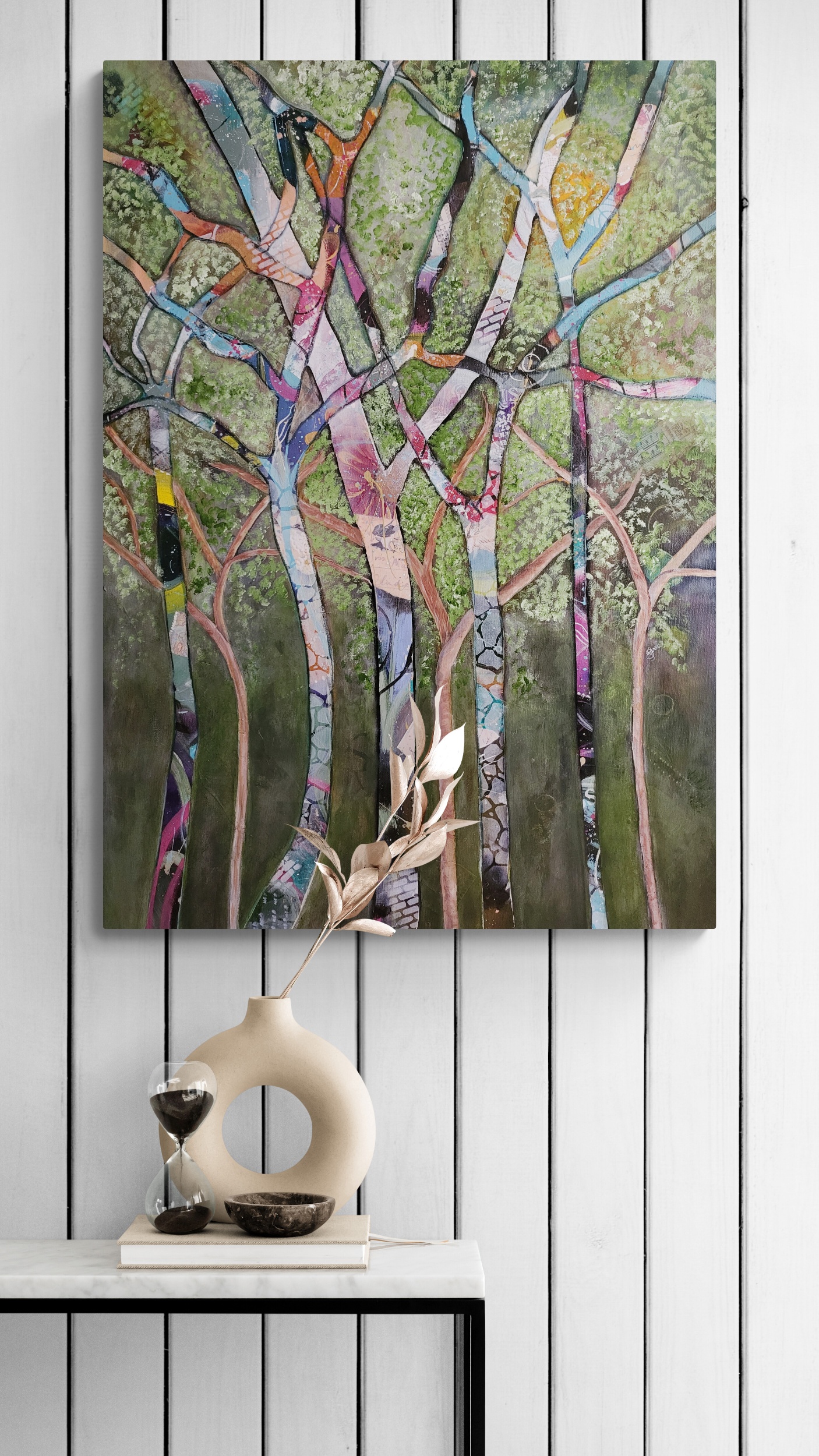 Table With Hourglass And Modern Vase (2) Resized