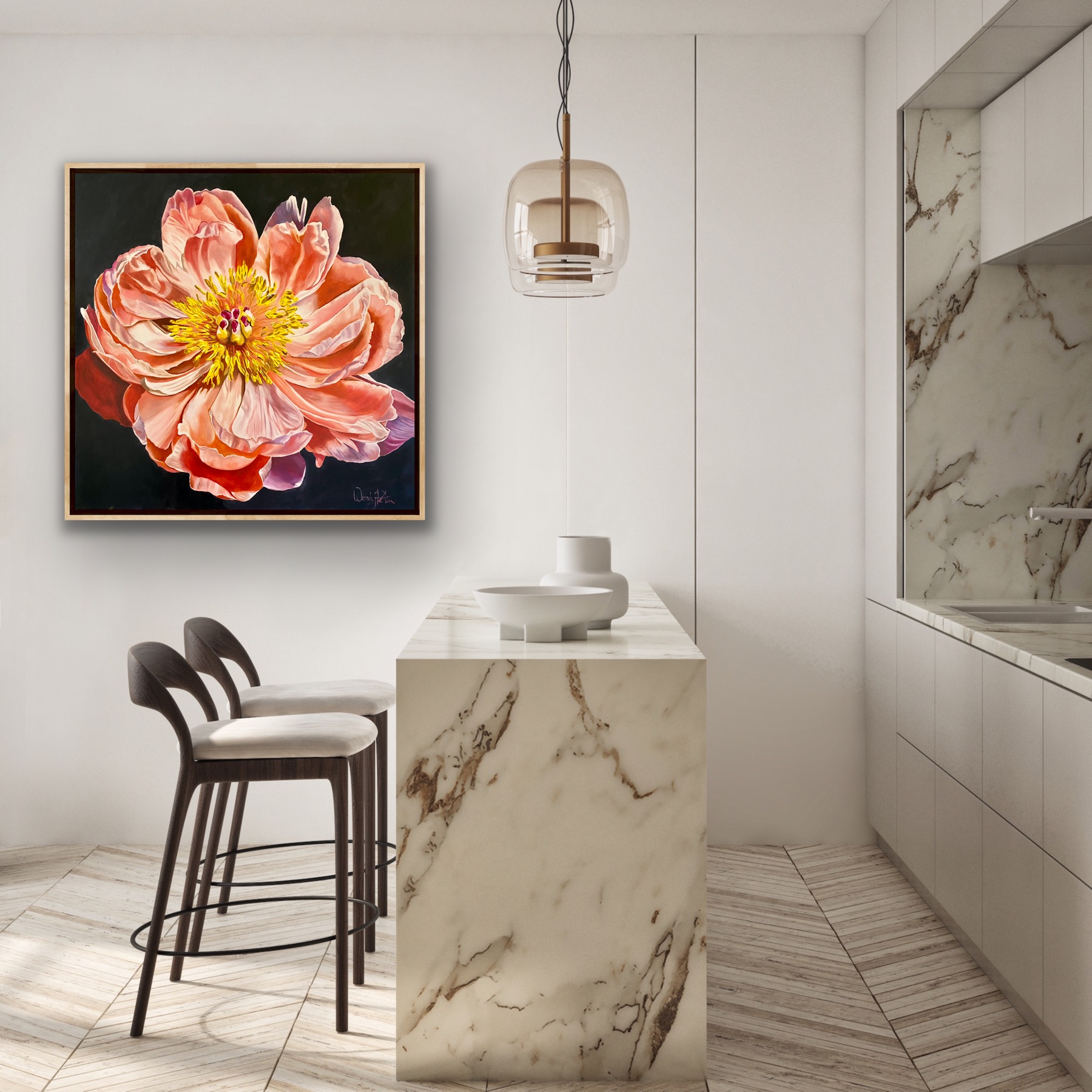 Coral Charm Insitu10 Wendy Peters