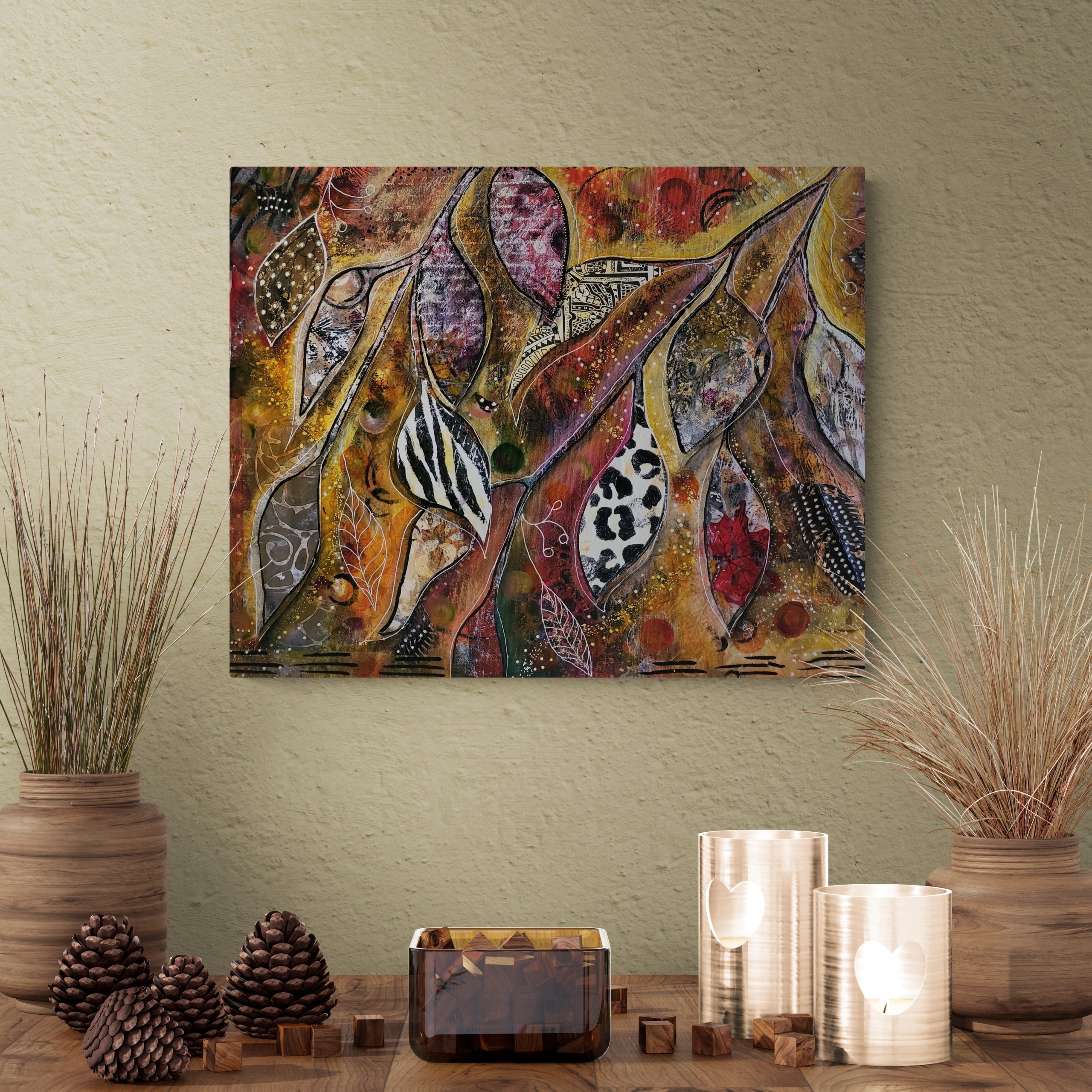 Wooden Bench With Dried Grasses (1) Resized 1