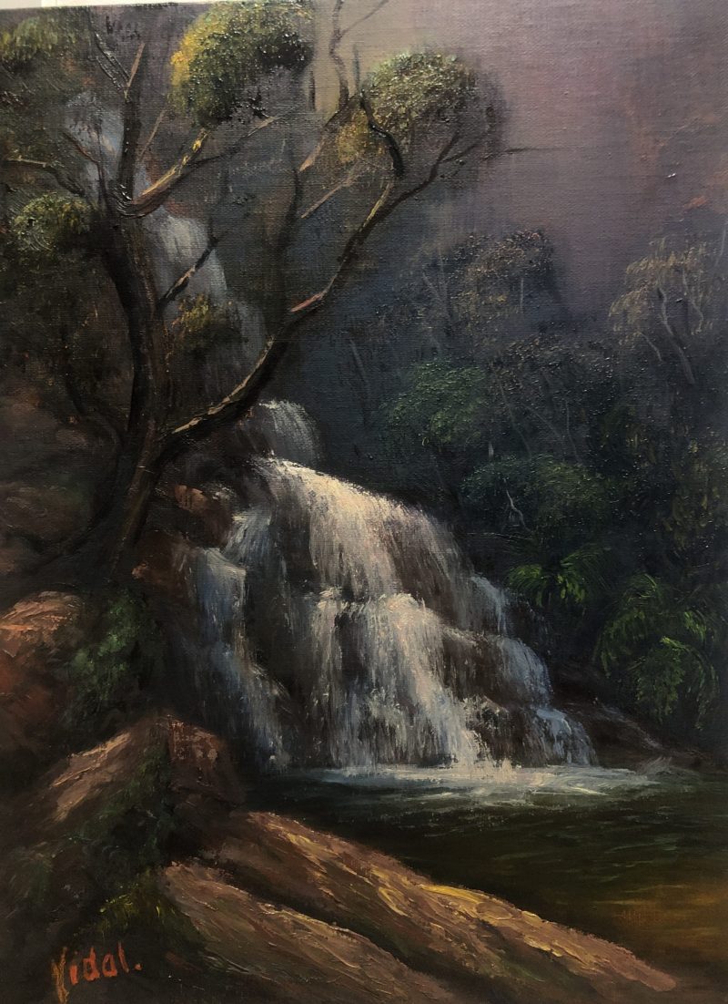 Waterfall at Kanangra Boyd NP – Plein air