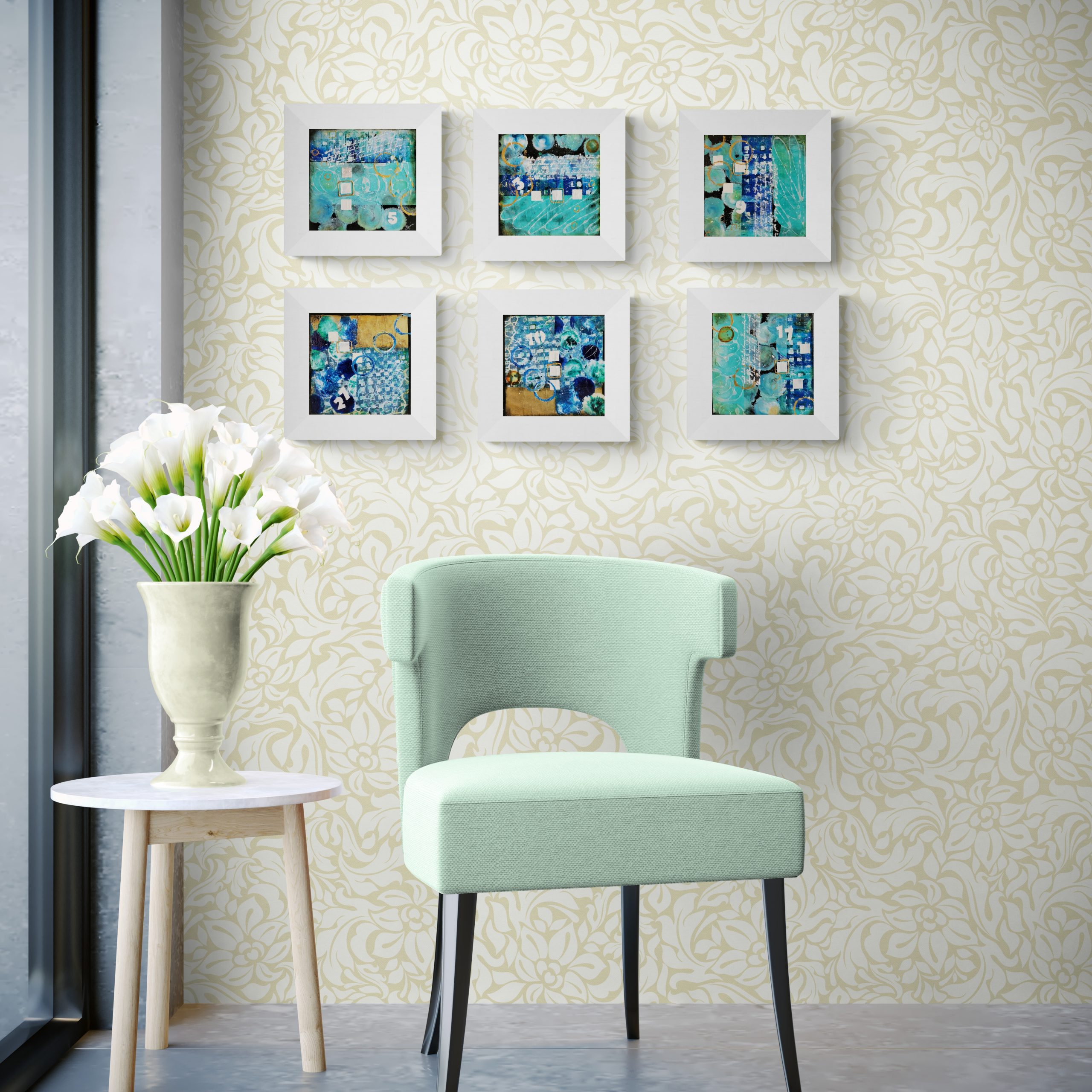 Interior With Fancy Chair And Side Table Resized