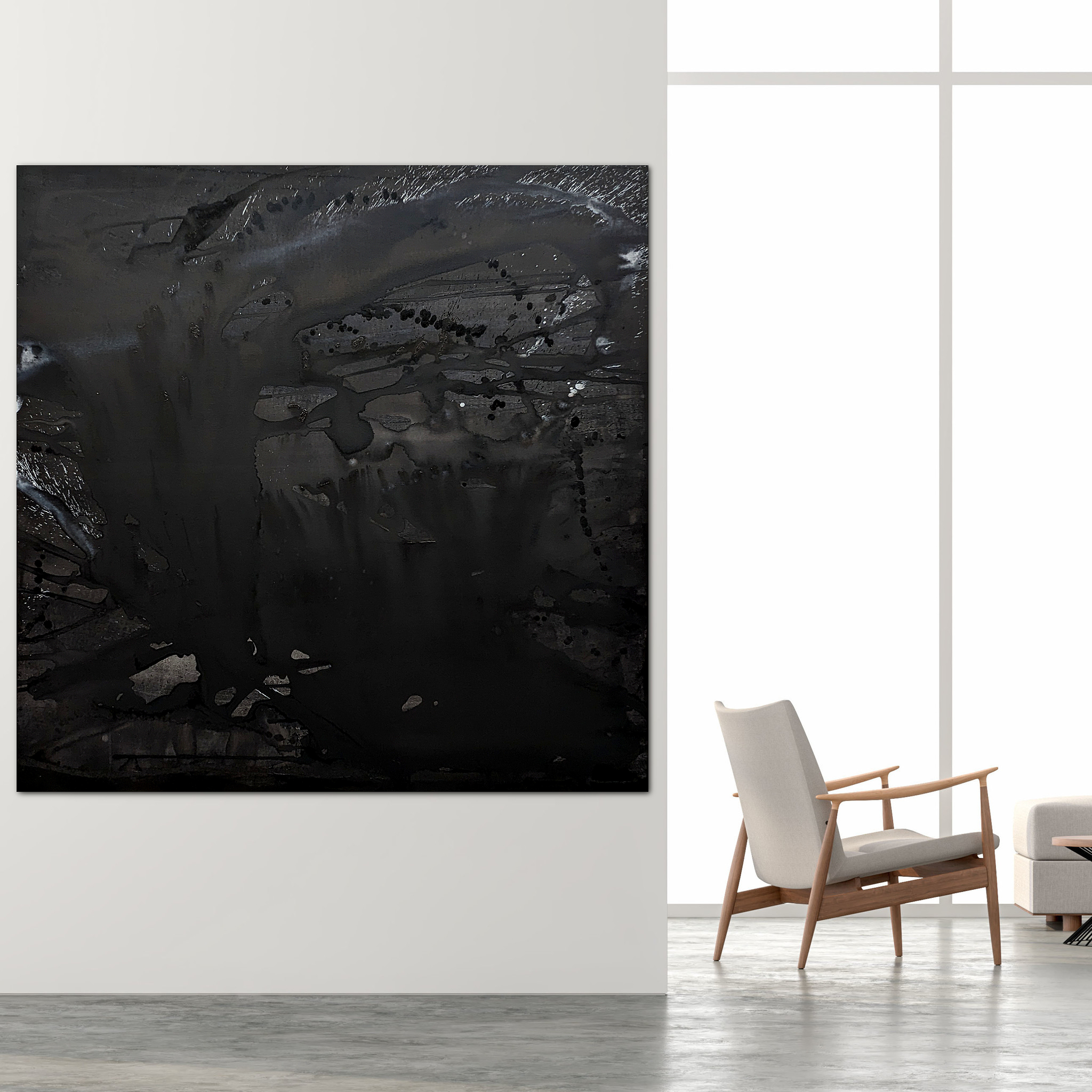 Emilie Heurtevent The Abyss 29 150cm X 150cm February 2024 In Situ3