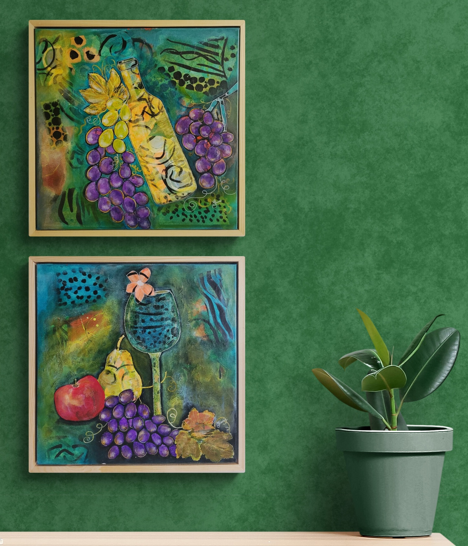 Minimal Wooden Table And Stool