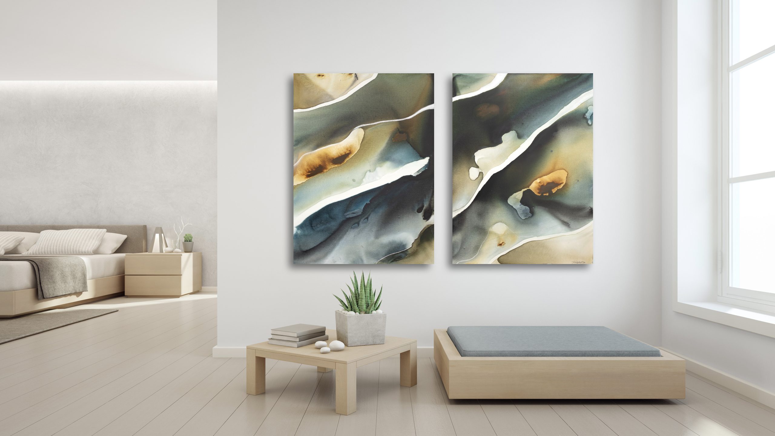 Caruna (diptych)**