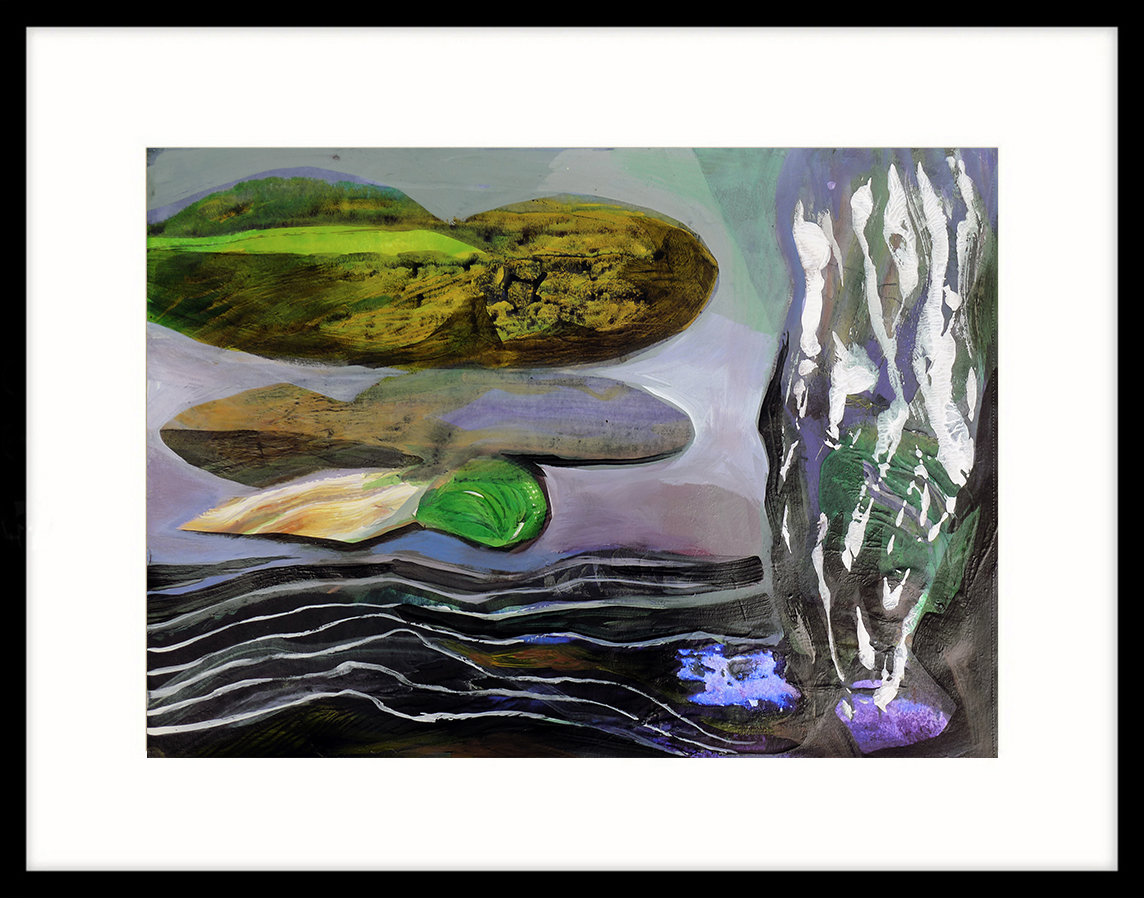 'spirit Clouds' In Black Frame