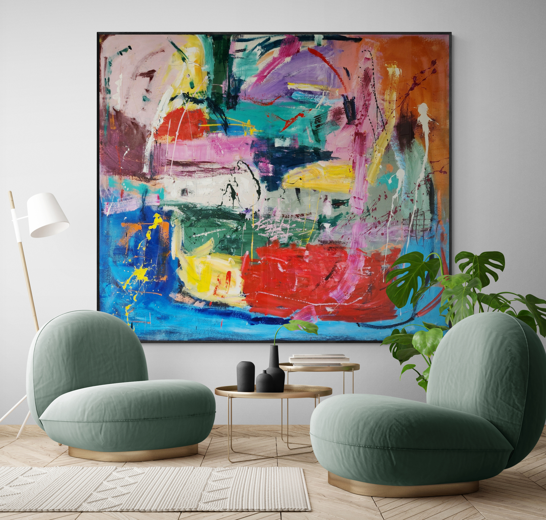 Modern Living Room With Comfy Chairs 2