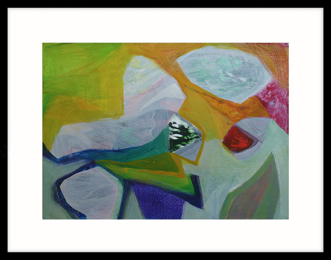 'between The Clouds' In Black Frame