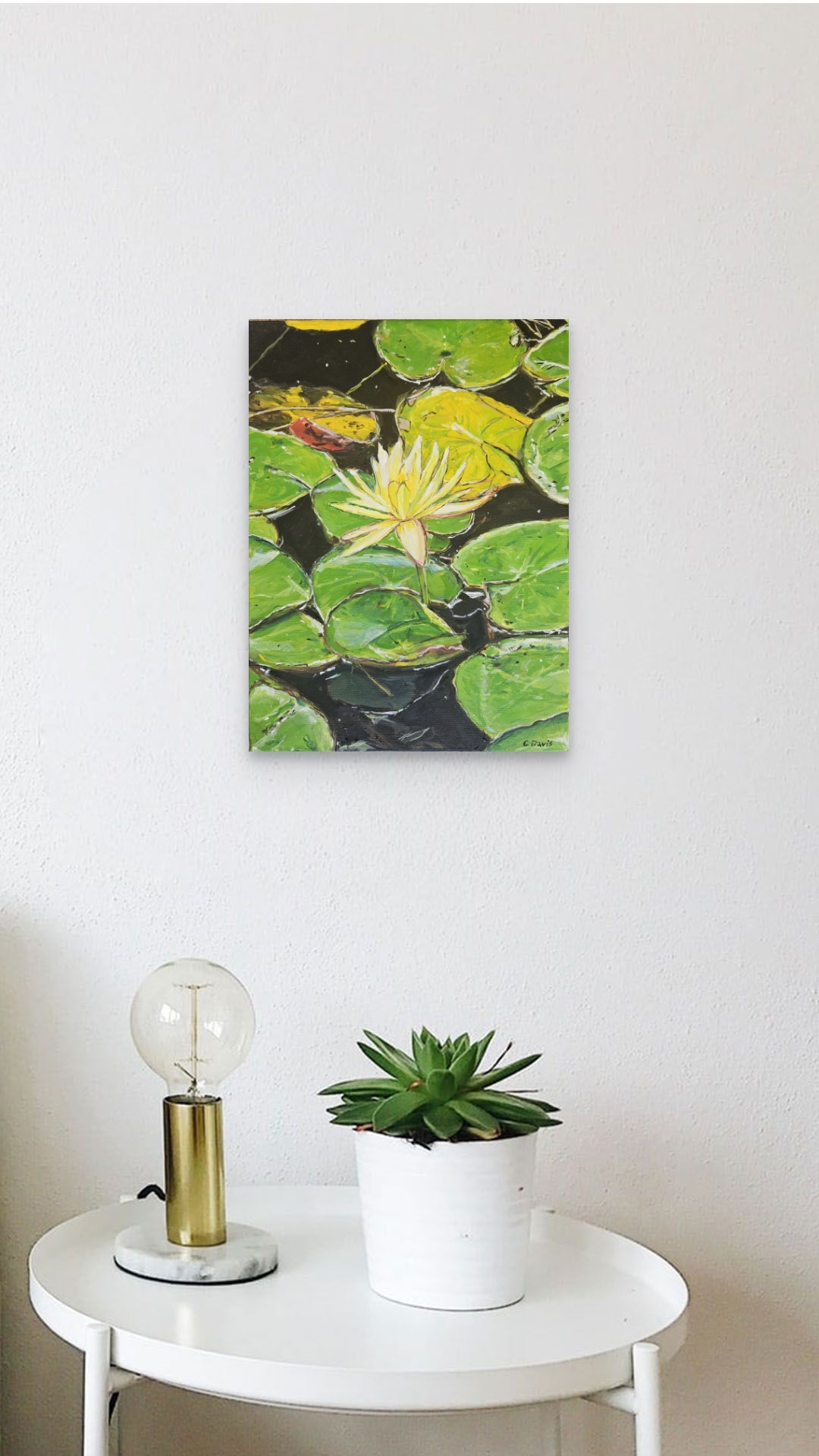 Water Lily Styled Scene