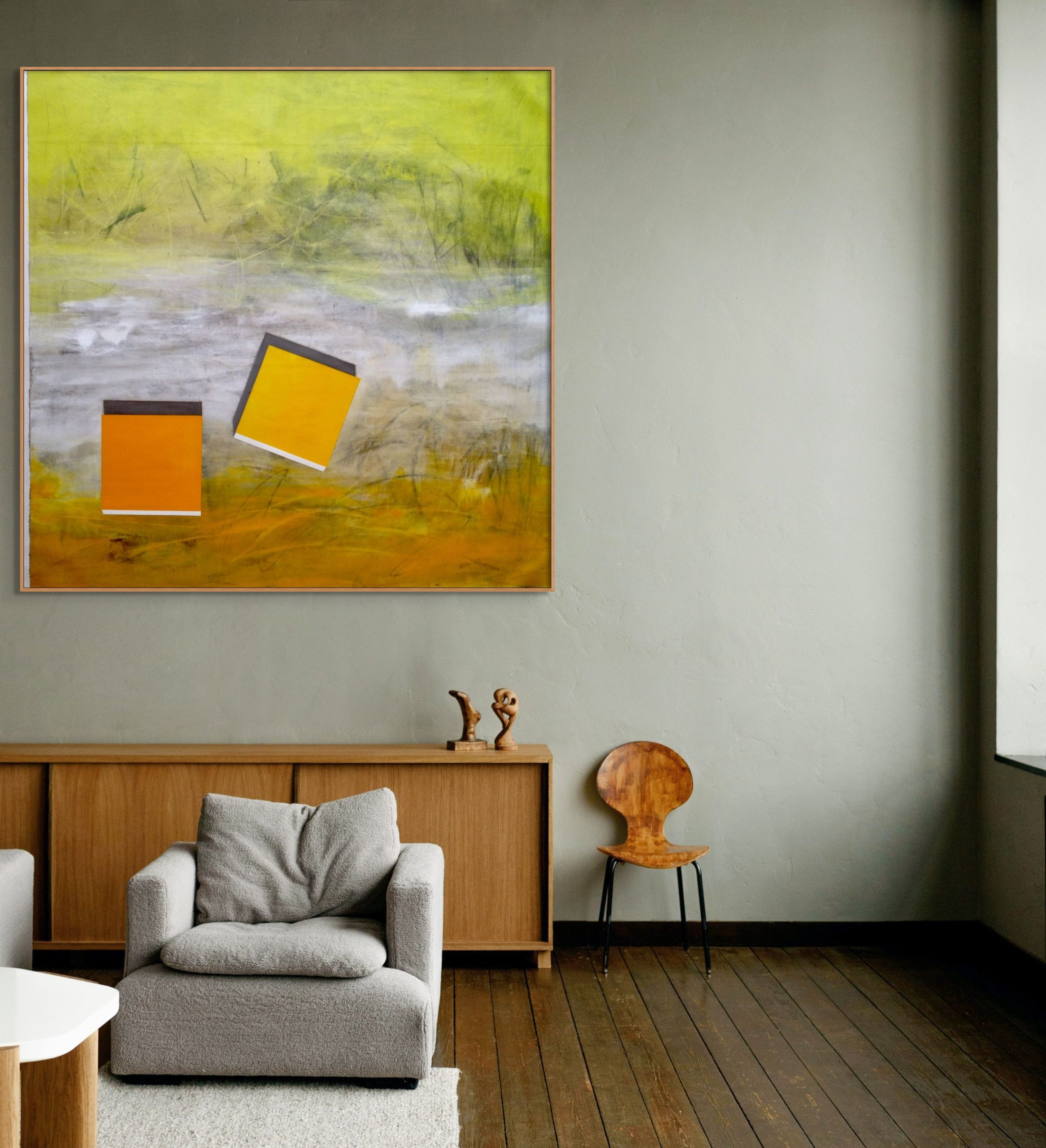 Object Space 3 Comfy Couch And Wood