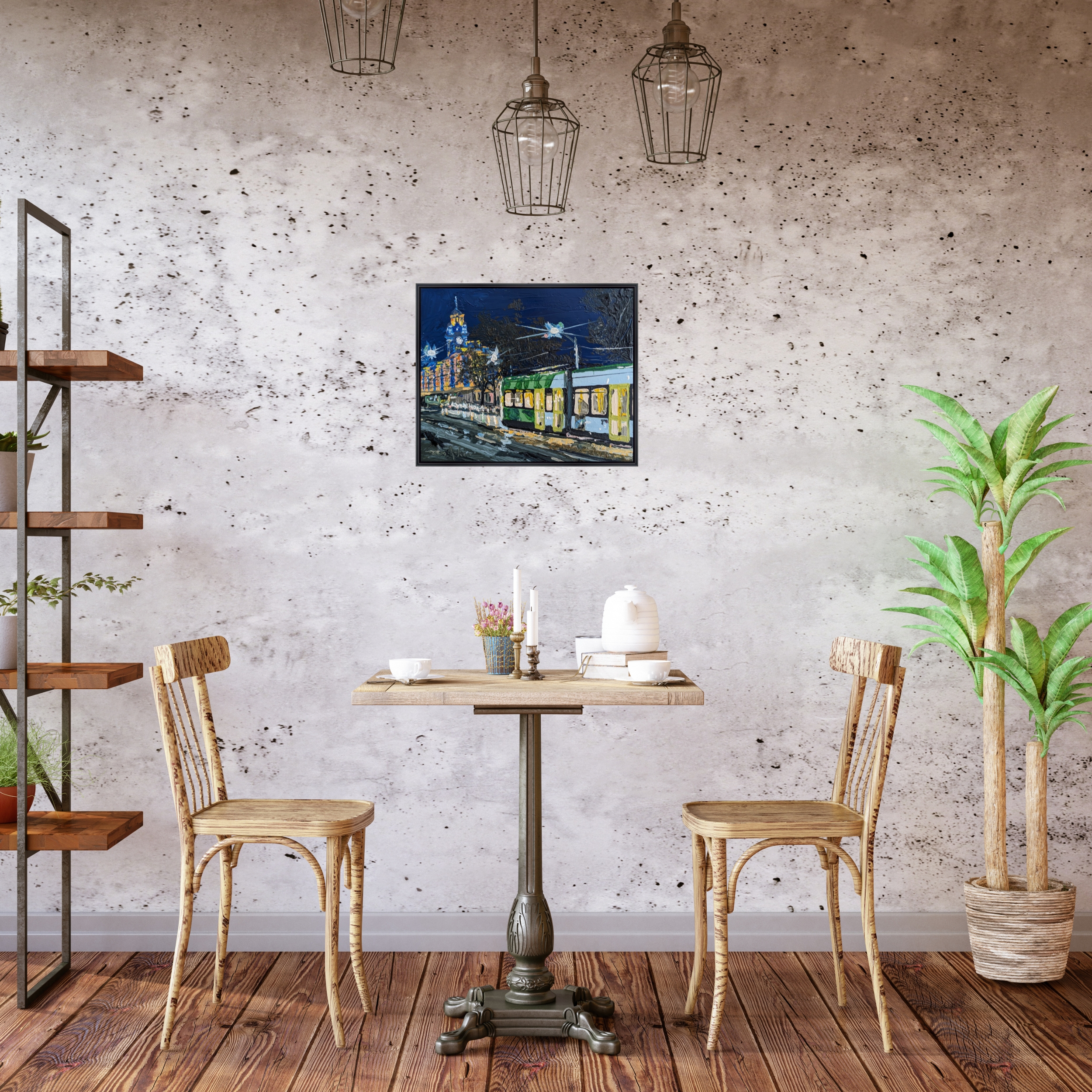 Sam Askin Flinders St Lights In Situ Ala