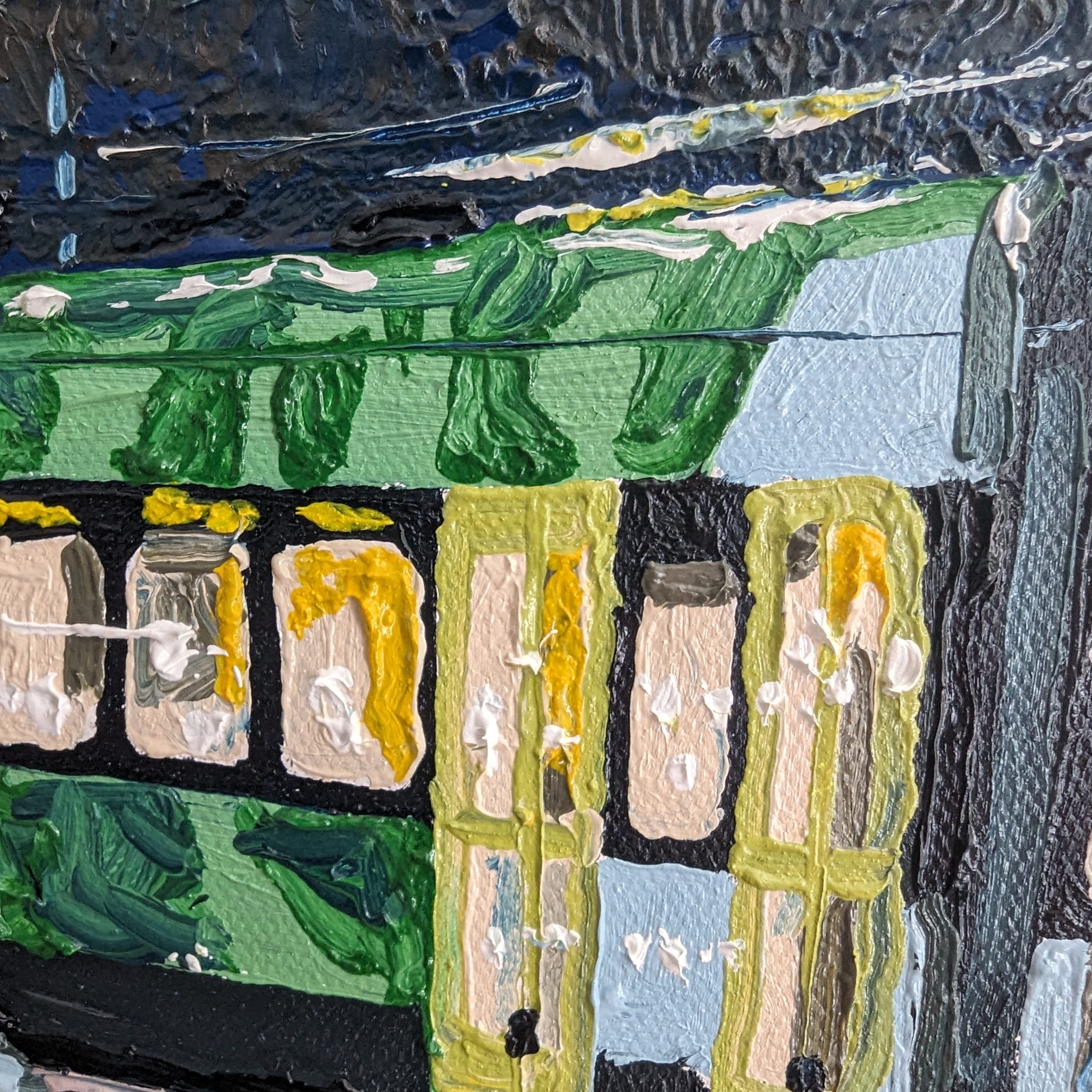 Sam Askin Flinders St Lights Tram