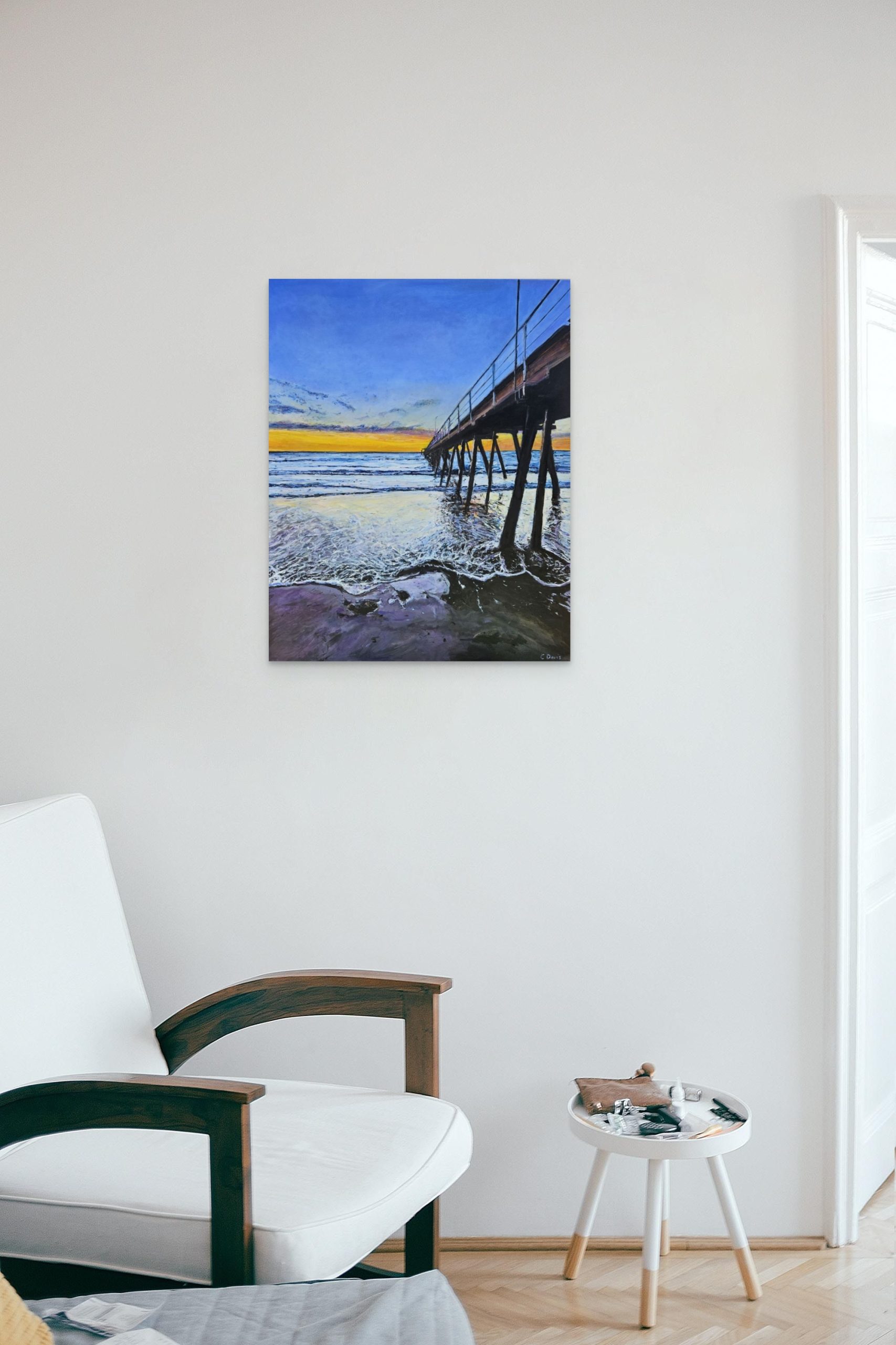 Largs At Sunset Styled Scene