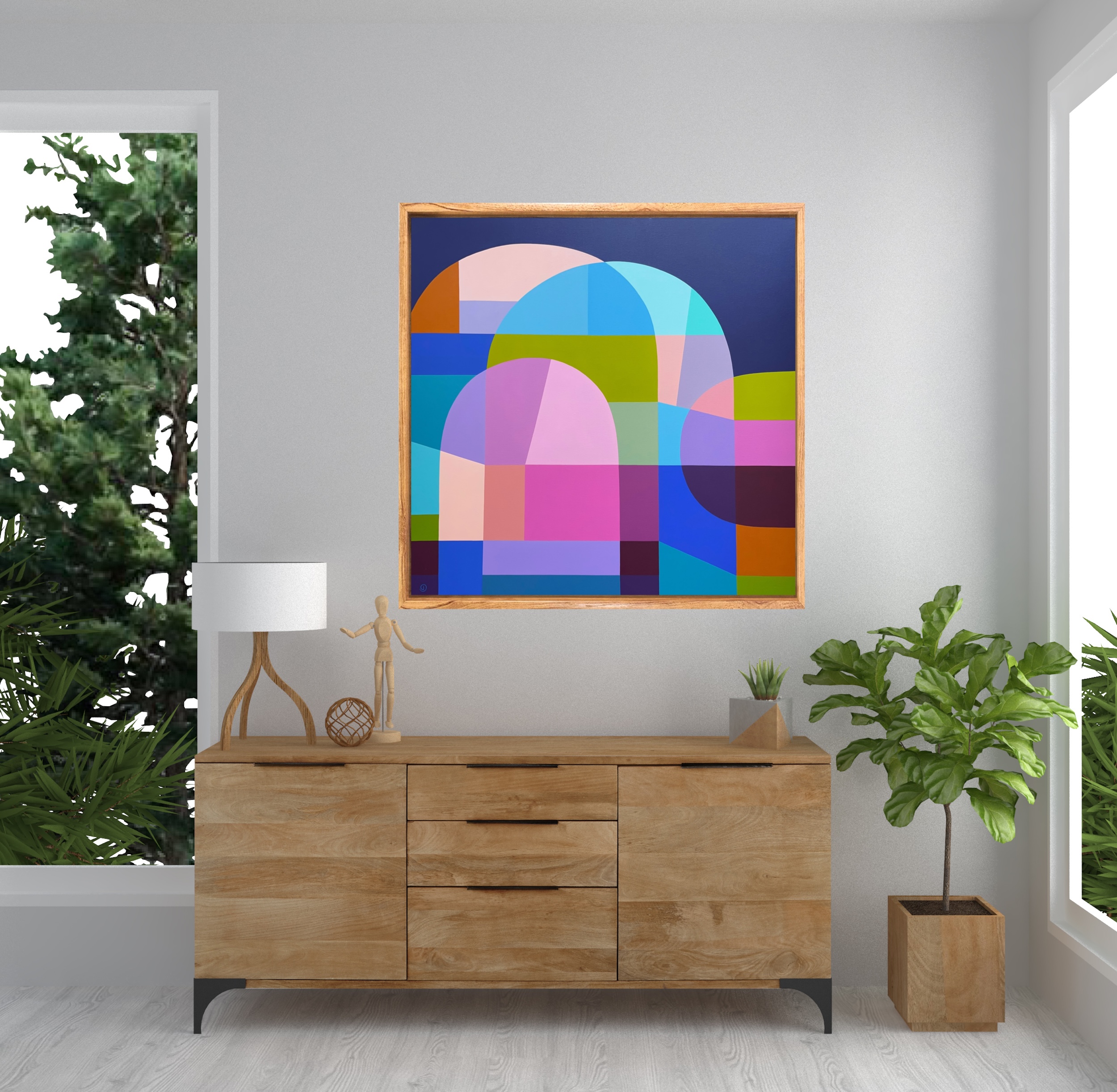 Charlotte De Pace Lark Commission Insitu Art Lovers Australia