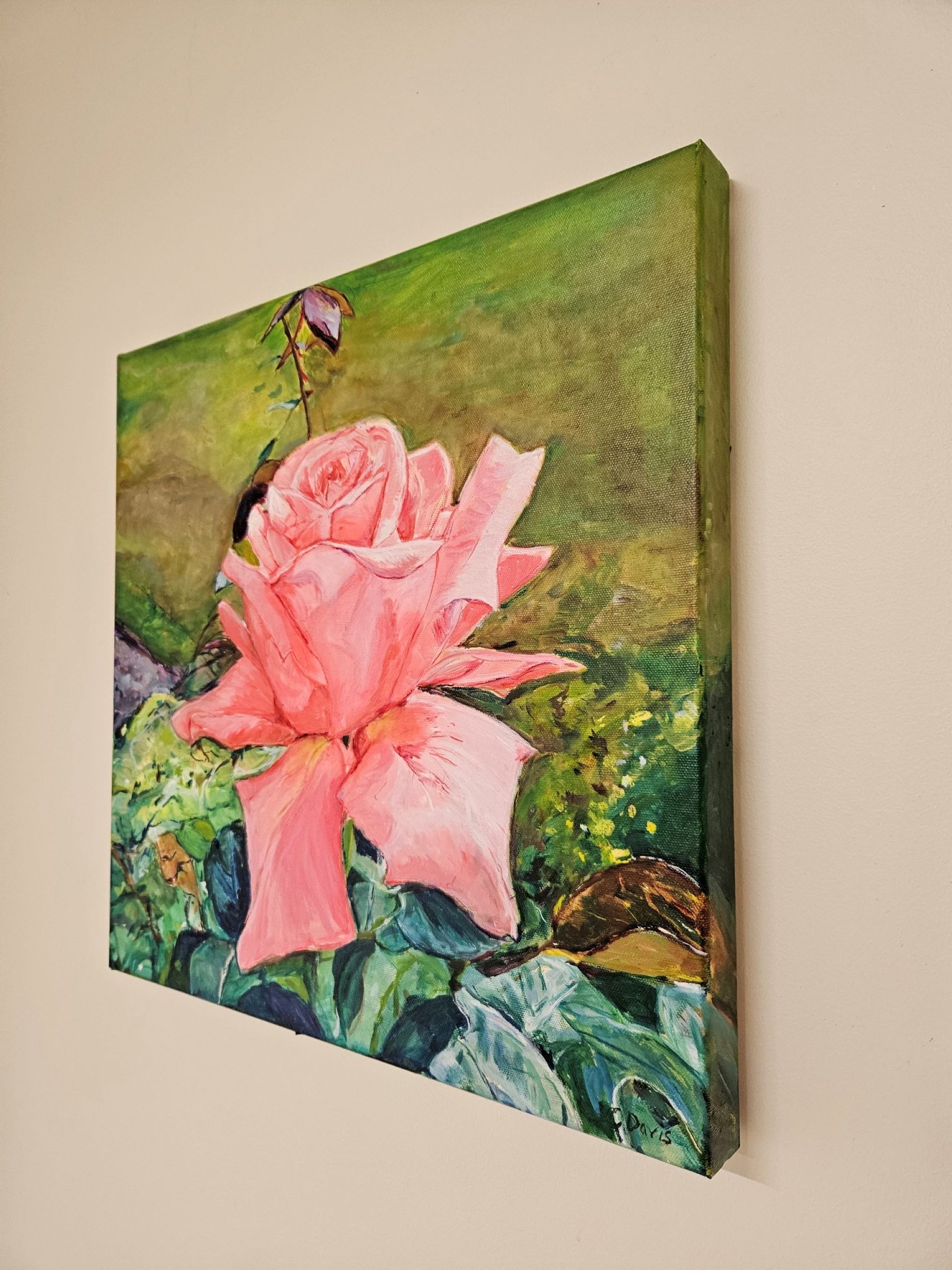 Gorgeous Pink Rose Edges 2000