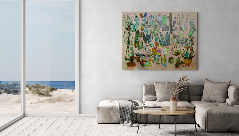 Carita Farrer Spencer El Grande 150 X 120 Insitu Beach