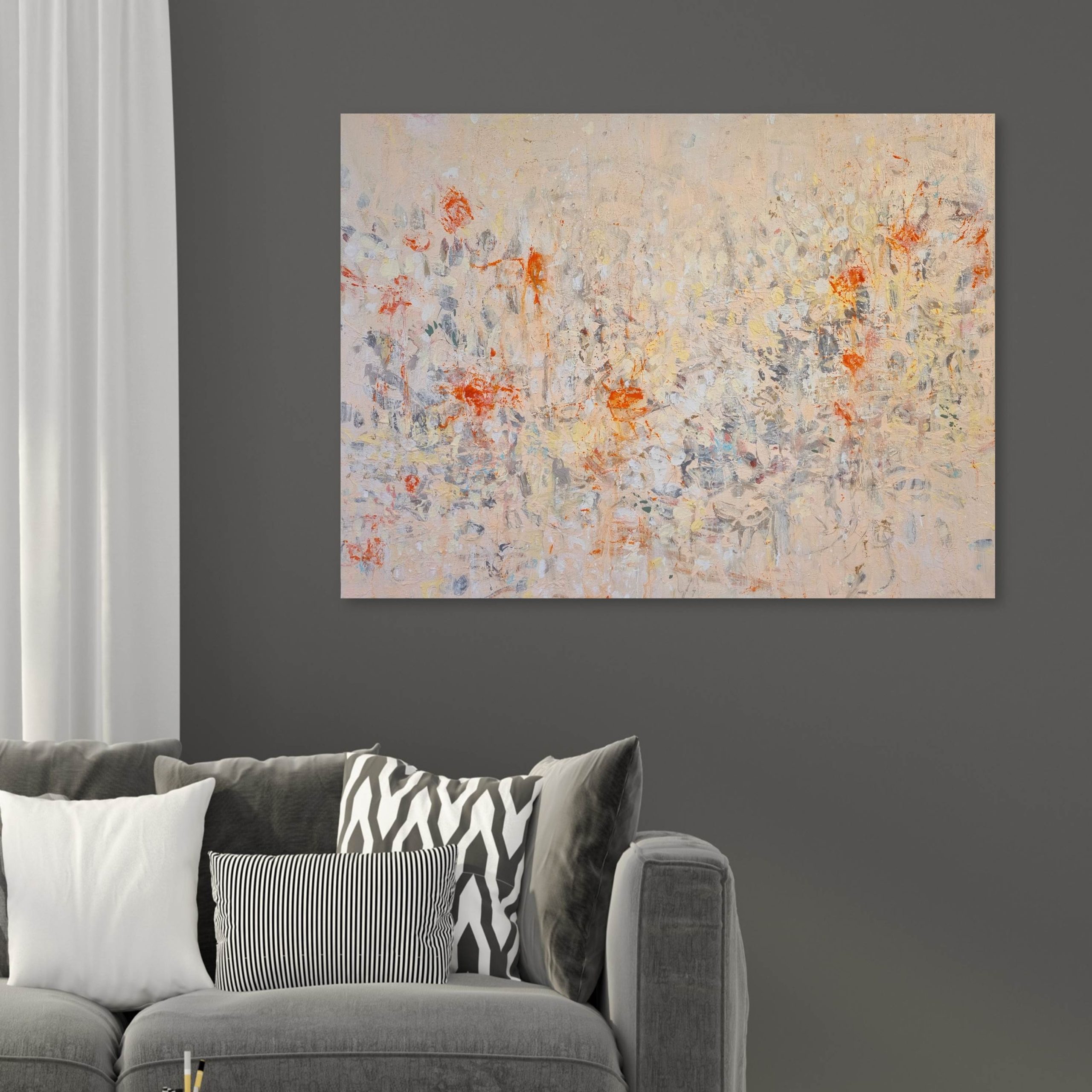 Wildflower Citrus Charcoal Lnge Rm