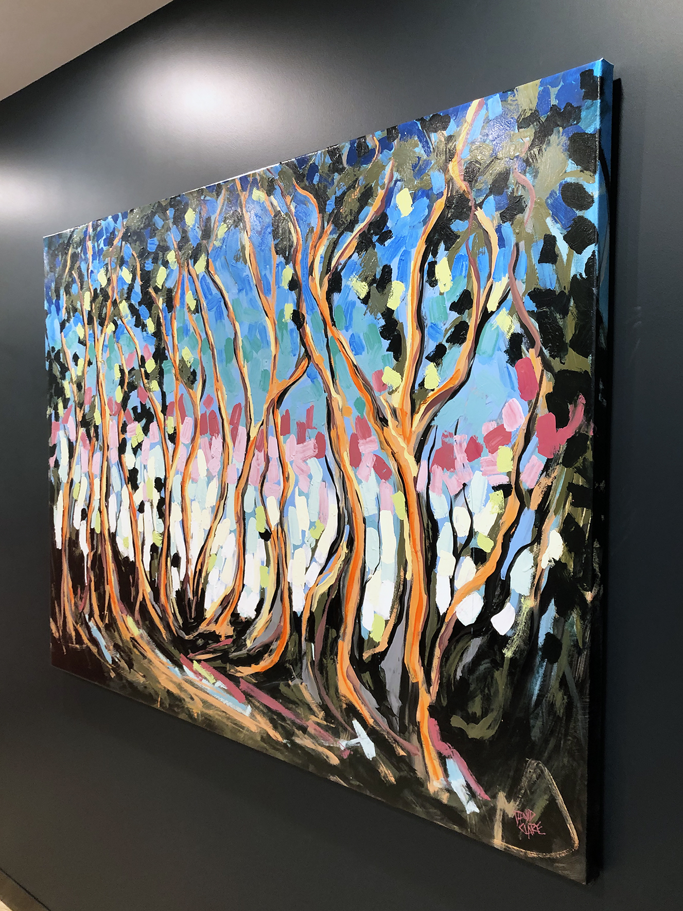 Orange Trees Wall Rs Lr