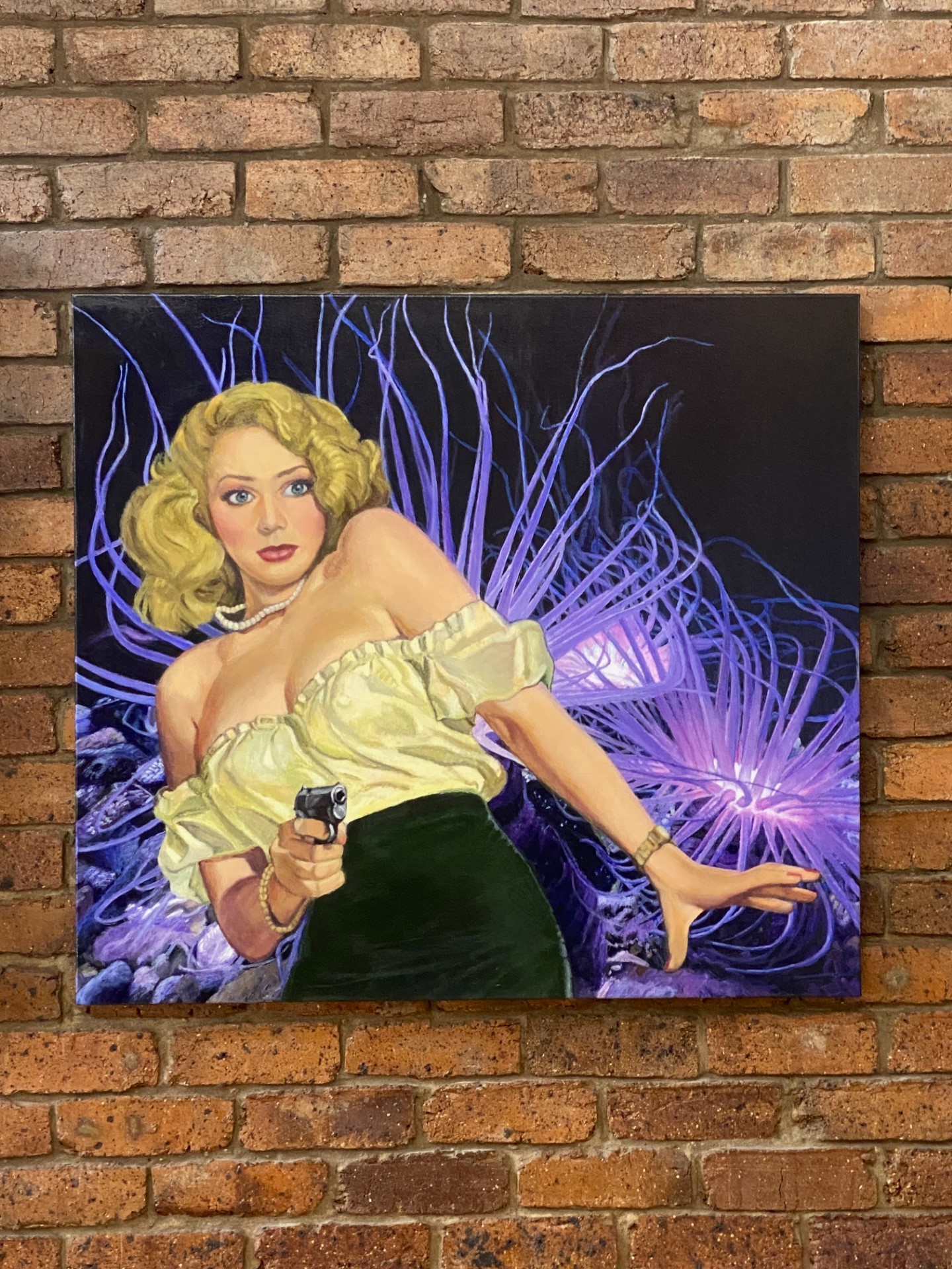 Secret Agent On Wall