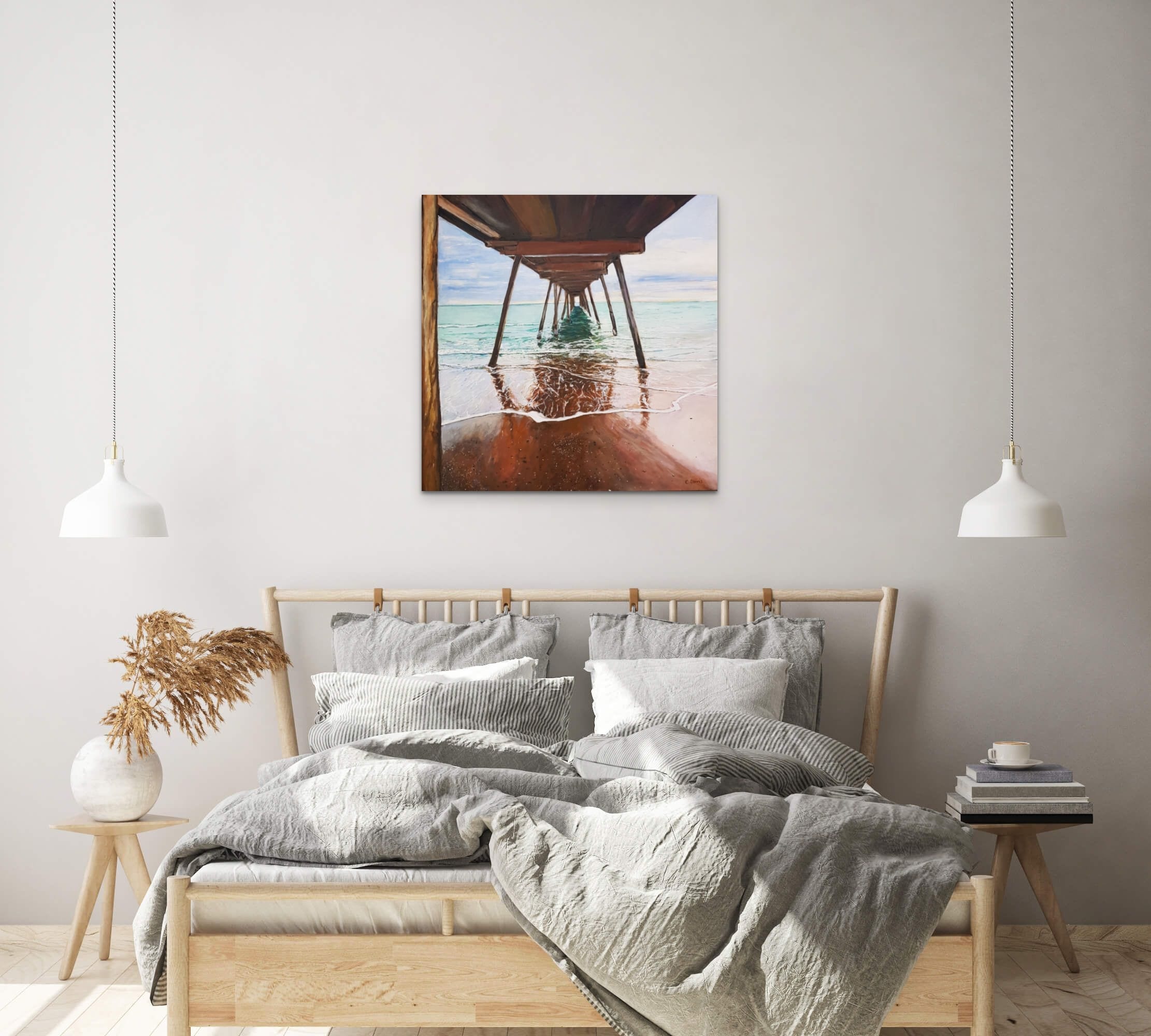 Under Glenelg Jetty Styled Scene