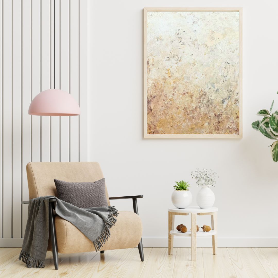 4.3 Cream Abstract Life Style