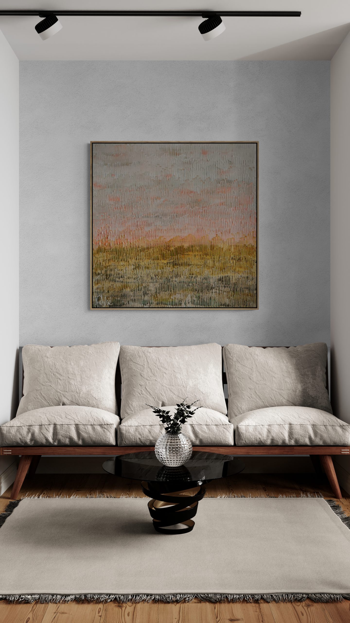 Living Room With Sofa And Fancy Table (1)