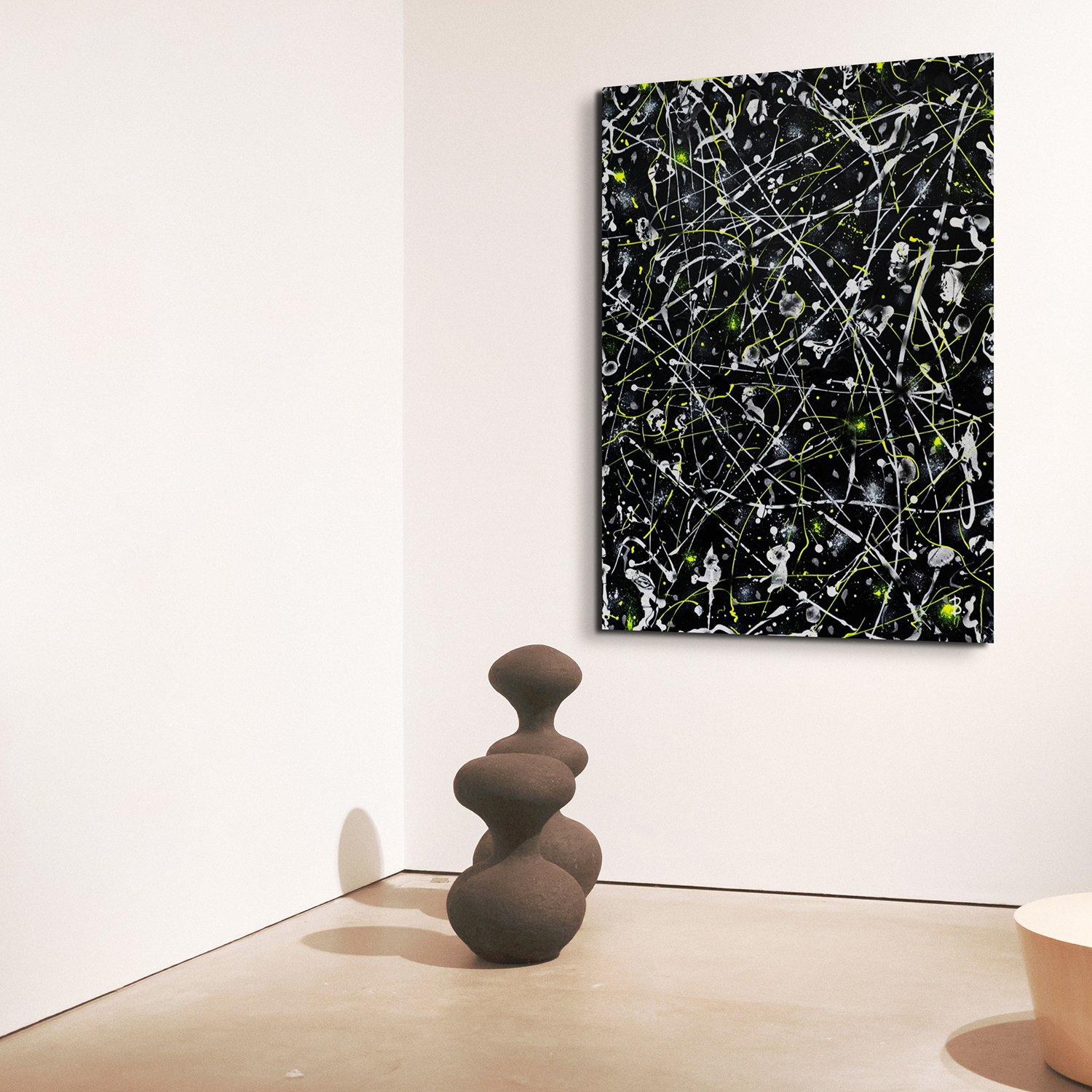 Space Rock Original Abstract By Bridget Bradley