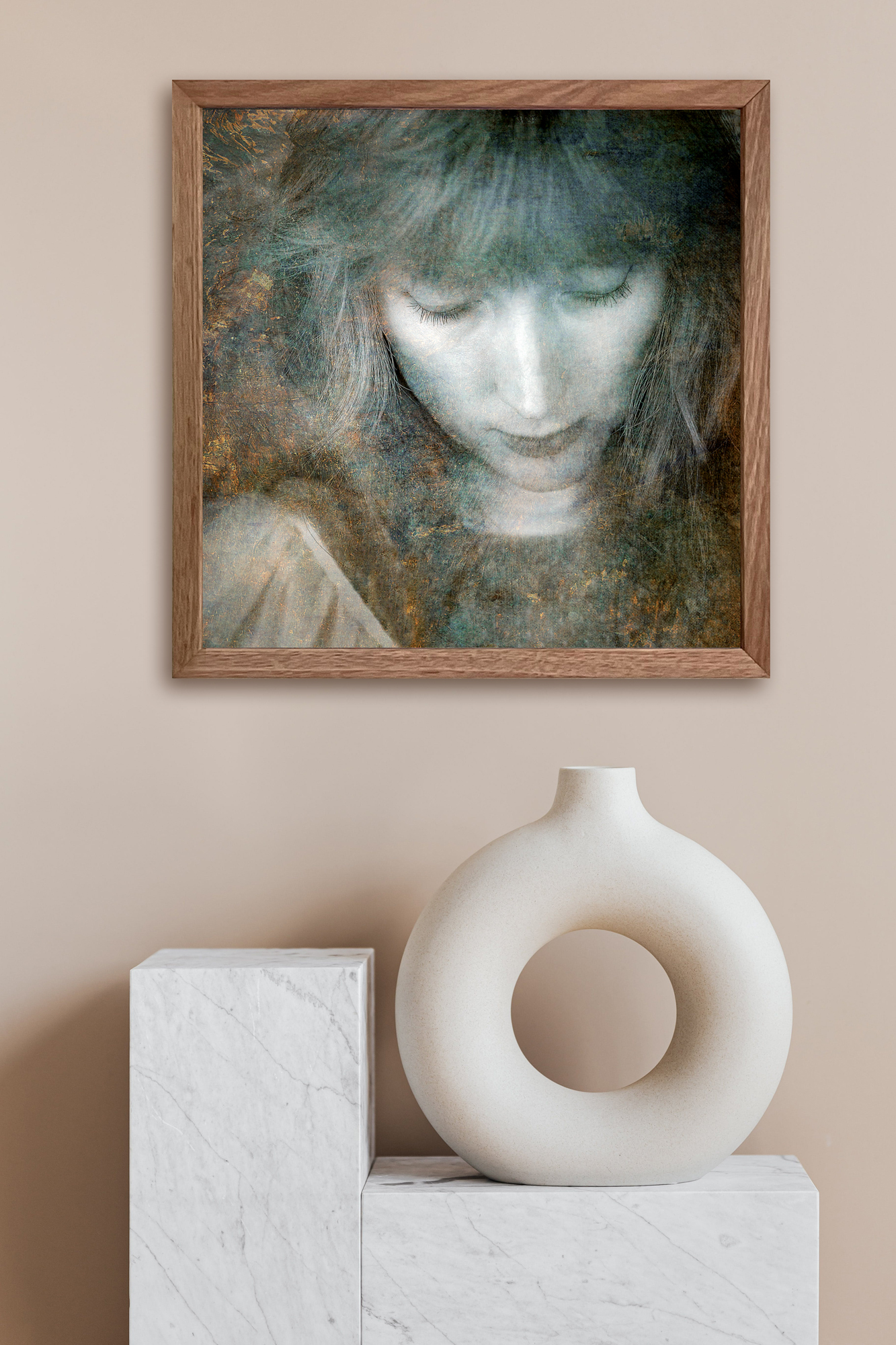 Angel In Stone In Situ 1