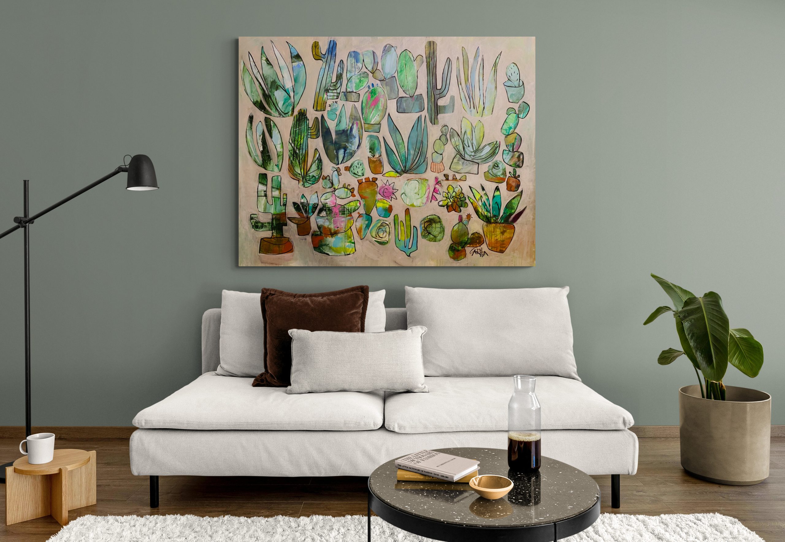 Carita Farrer Spencer El Grande 150 X 120 Insitu