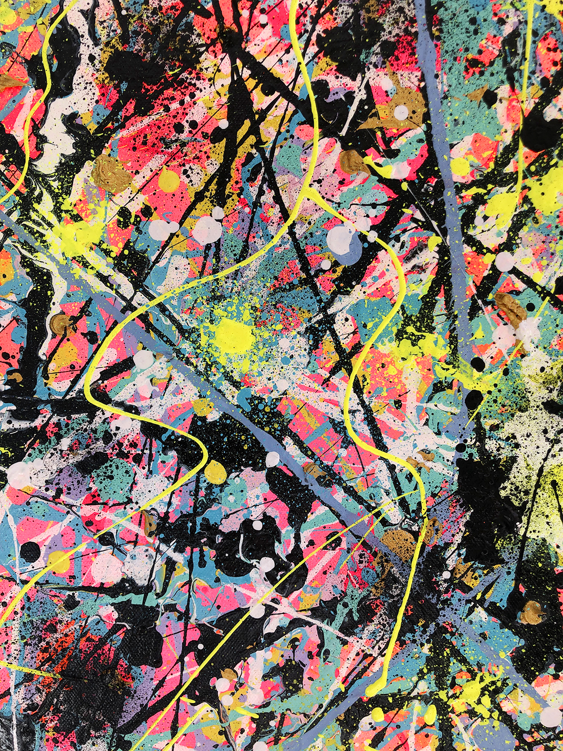 Labyrinth Details Original Abstractby Bridget Bradley