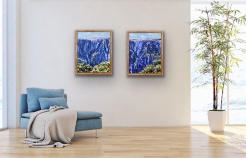 Gorges X 2 Blue Chair