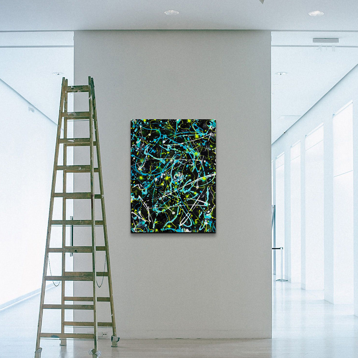 Alien Original Painting. By Bridget Bradley Commercial Space