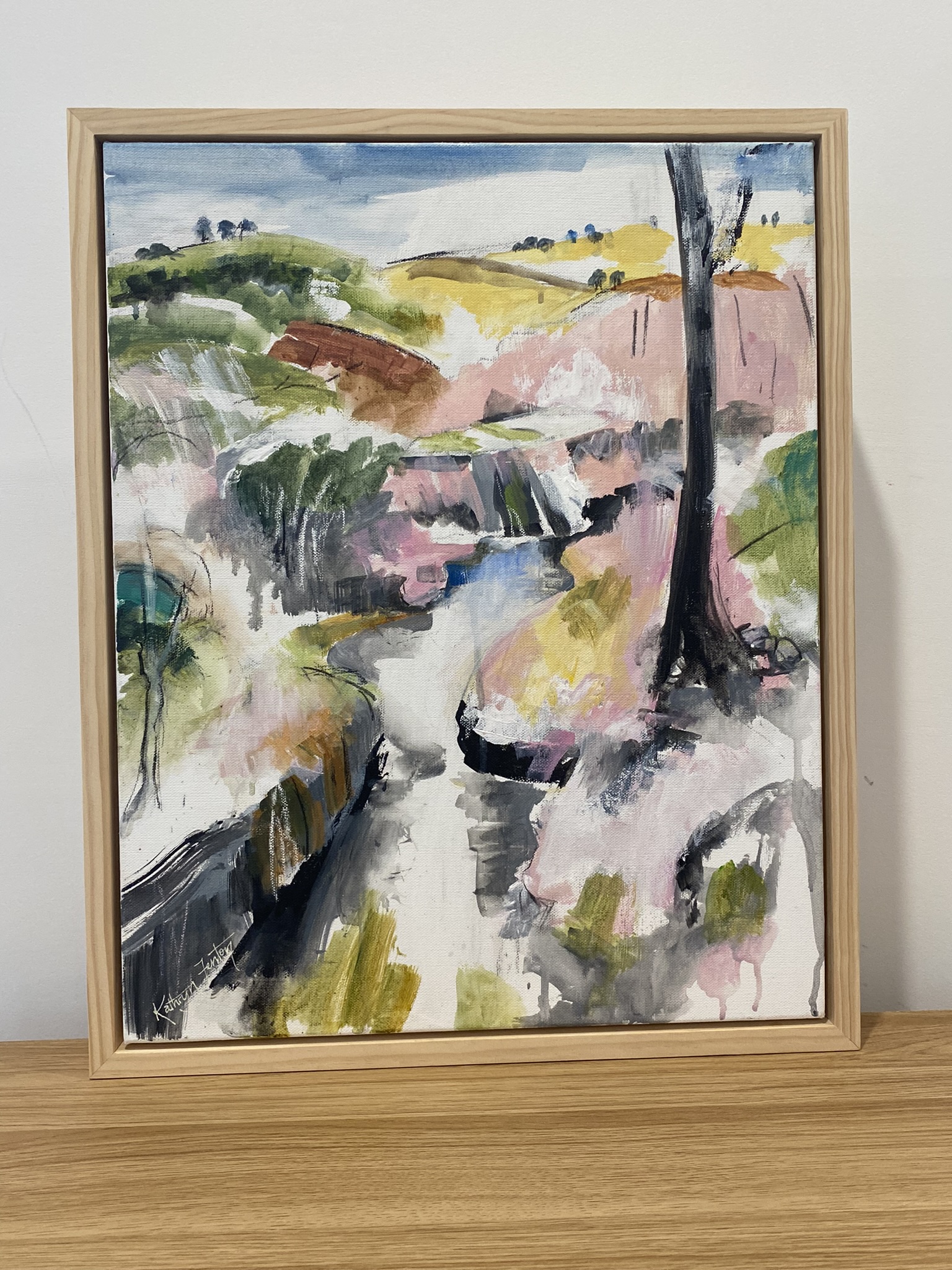 Country Creek In Frame