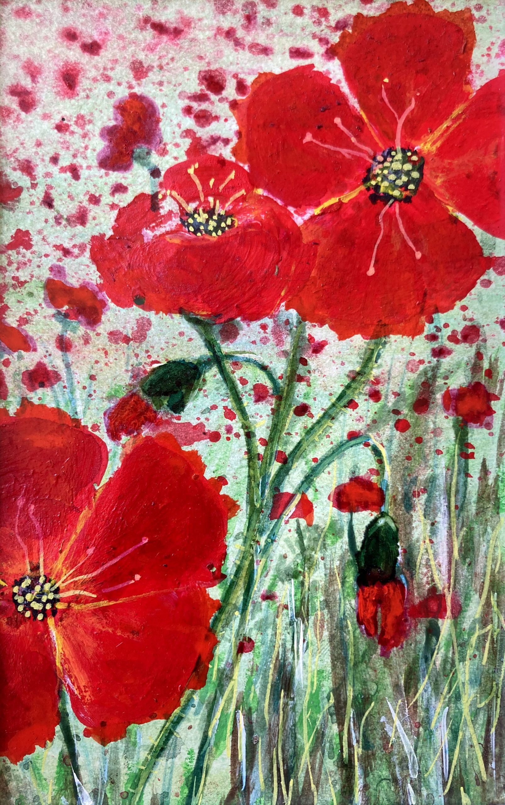 342 Red Poppies Ii