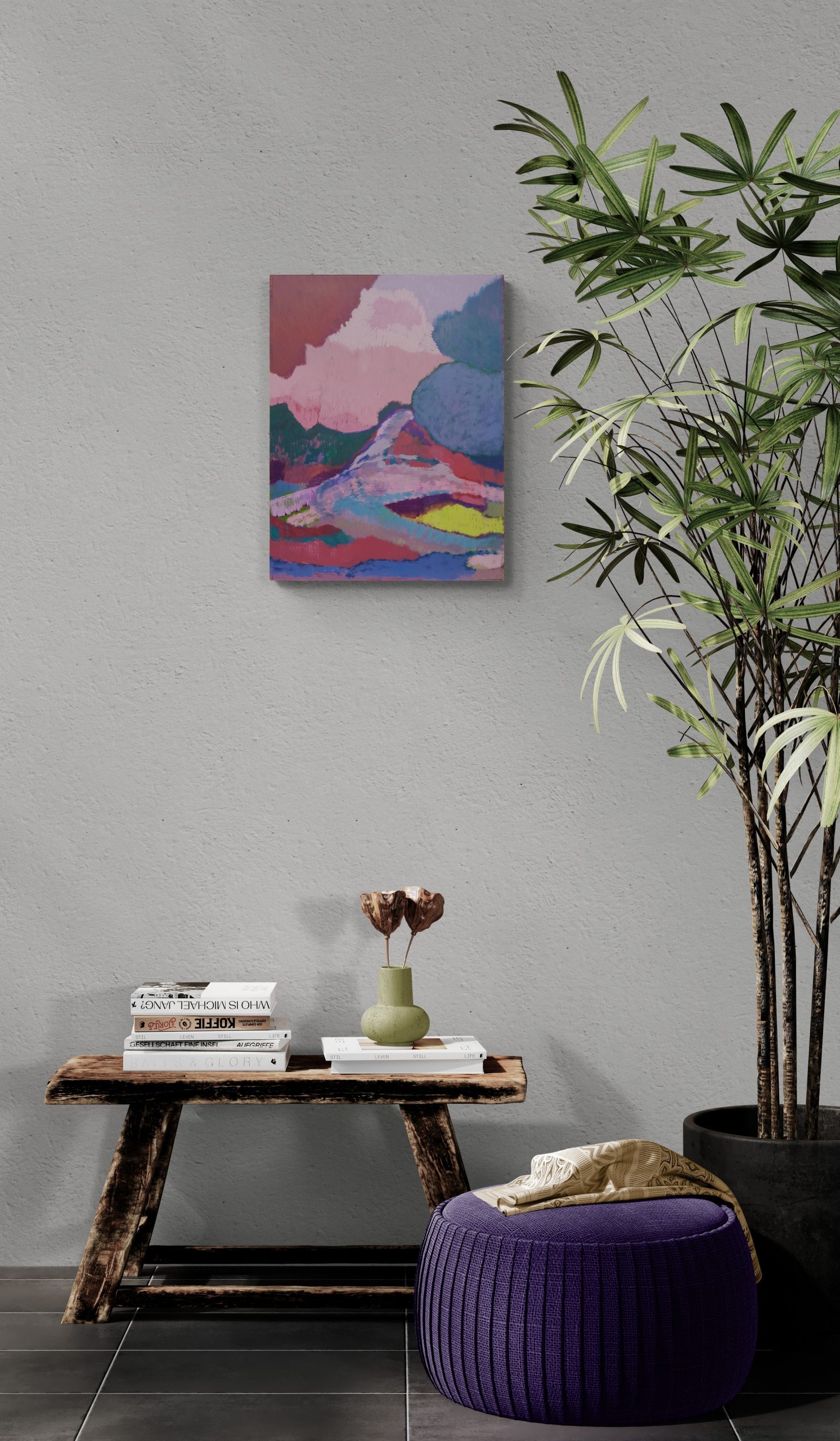 Lounge With Large Tropical Plant 2