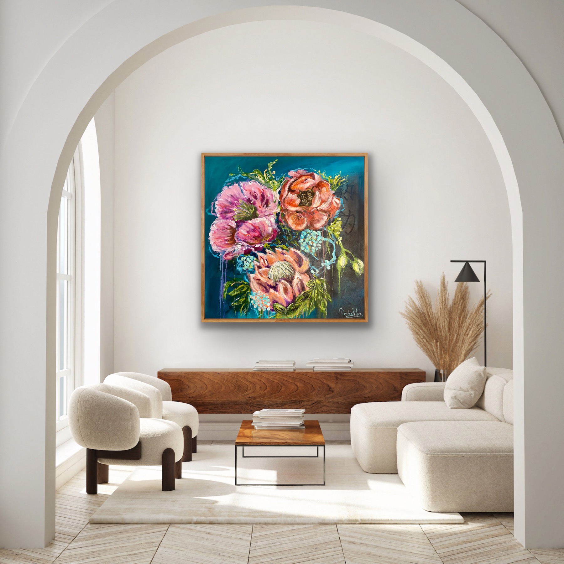 Midnight Blooms Insitu3 Wendy Peters