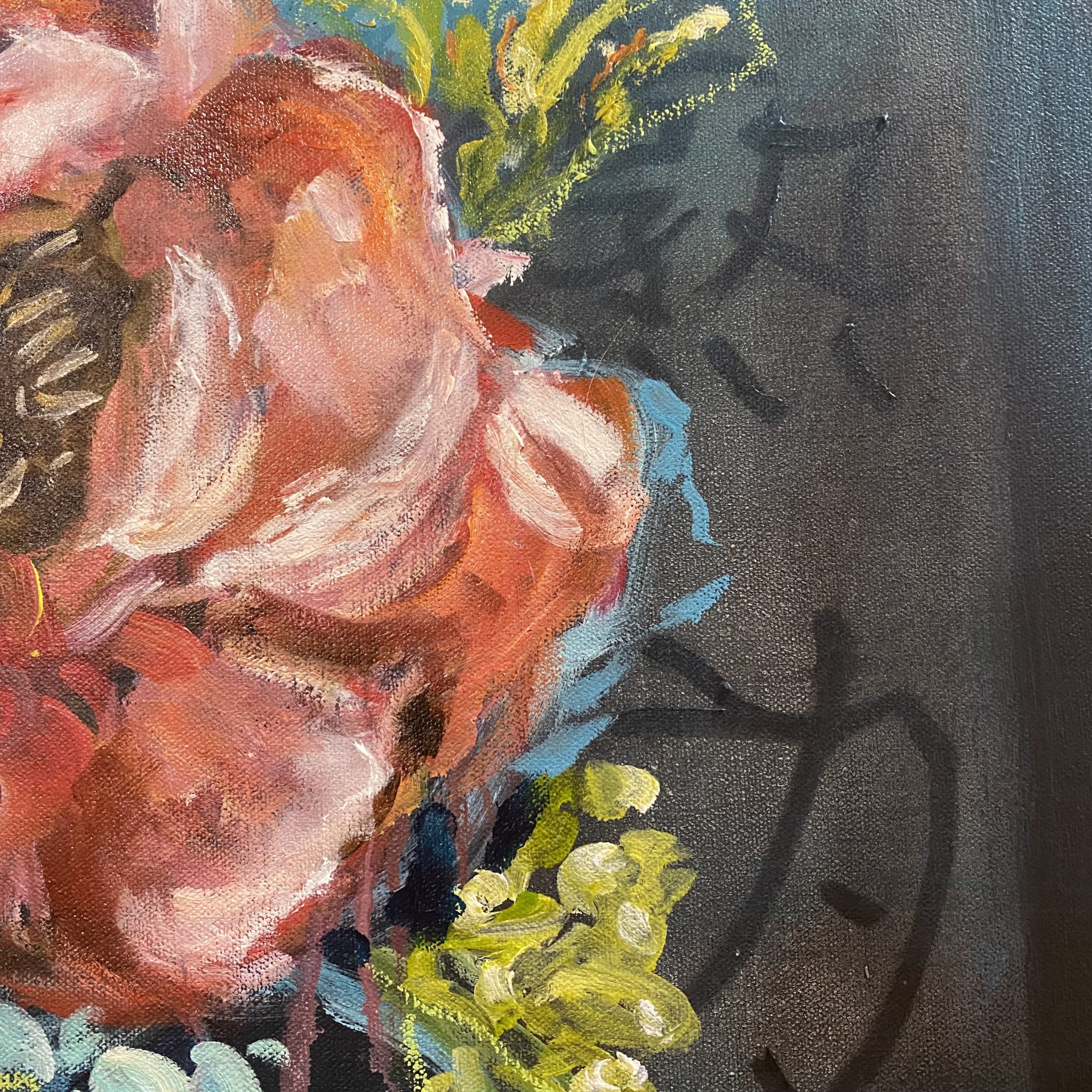 Midnight Blooms Closeup Wendy Peters