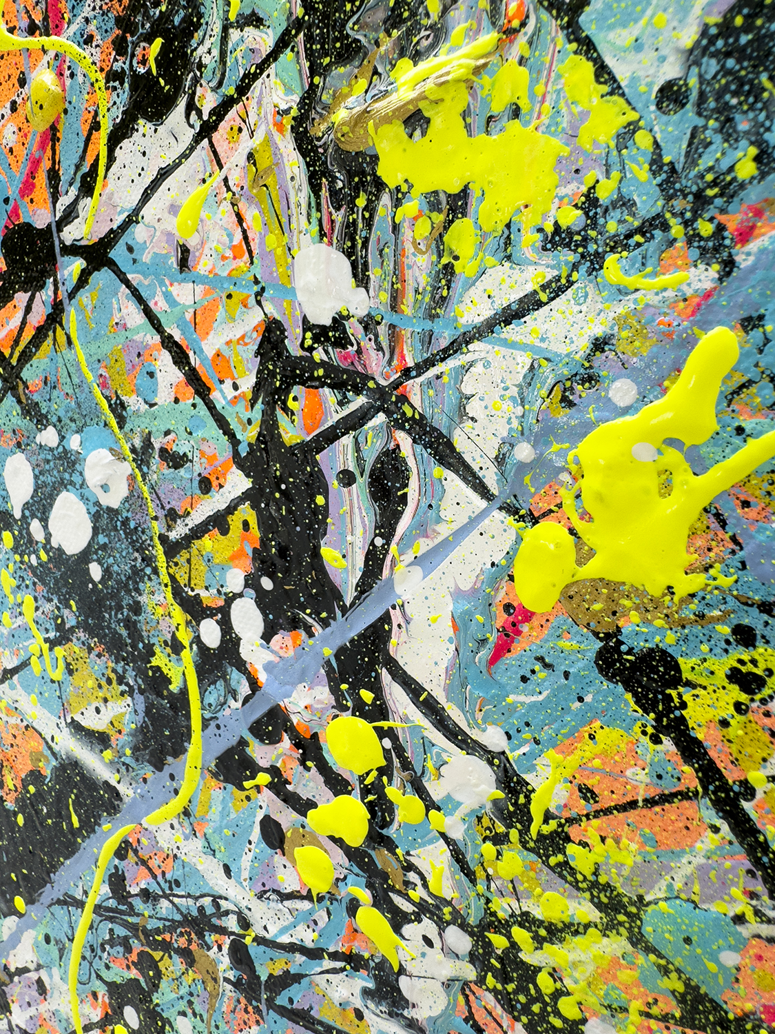 Snapshot Of Labyrinth Original Abstract Painting Textures