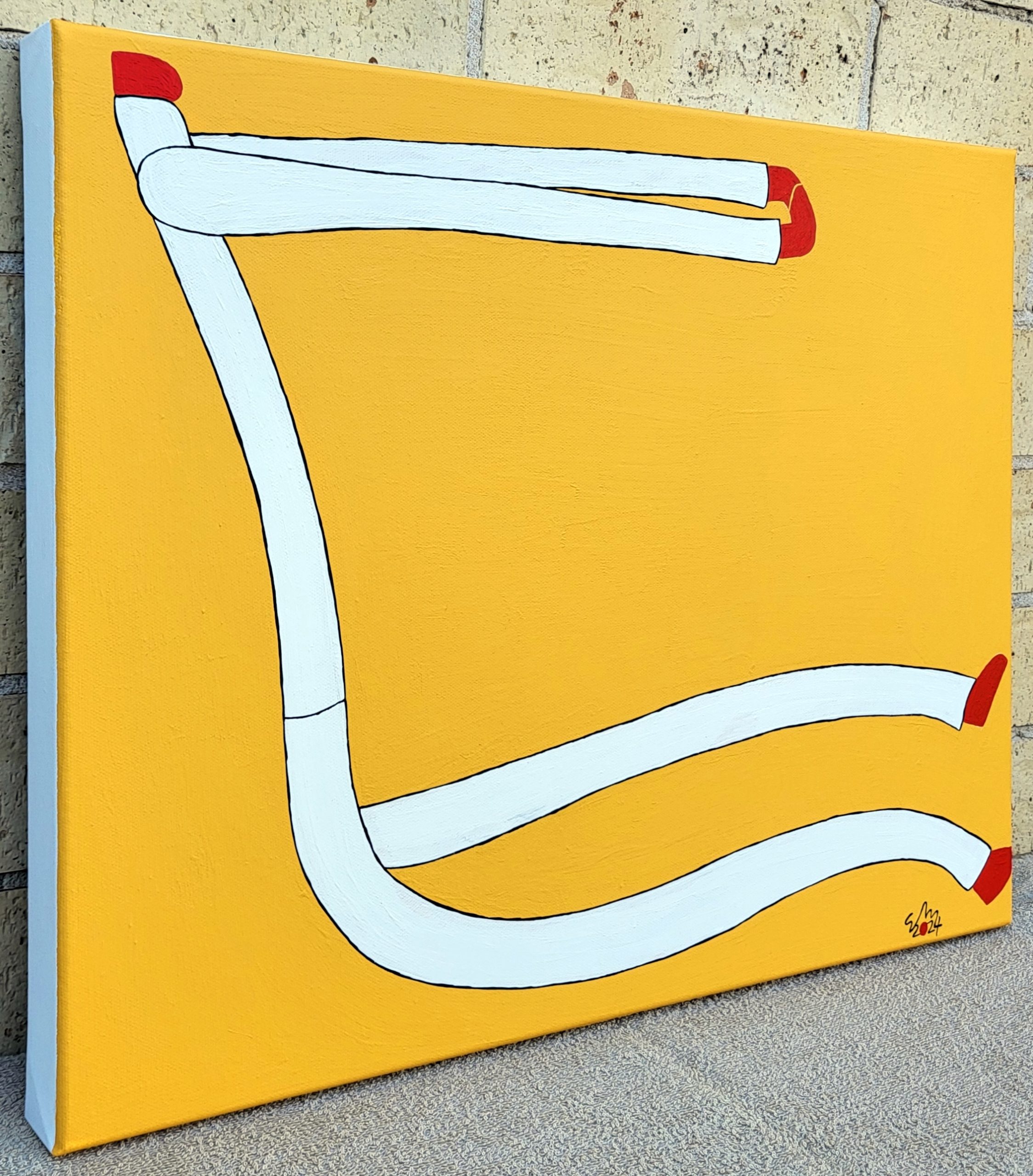 Man On The Floor Stretching His Arms 2024 Perspective View (2)