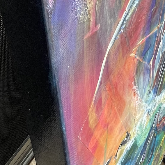 Marine Life Red. Sq. Edges