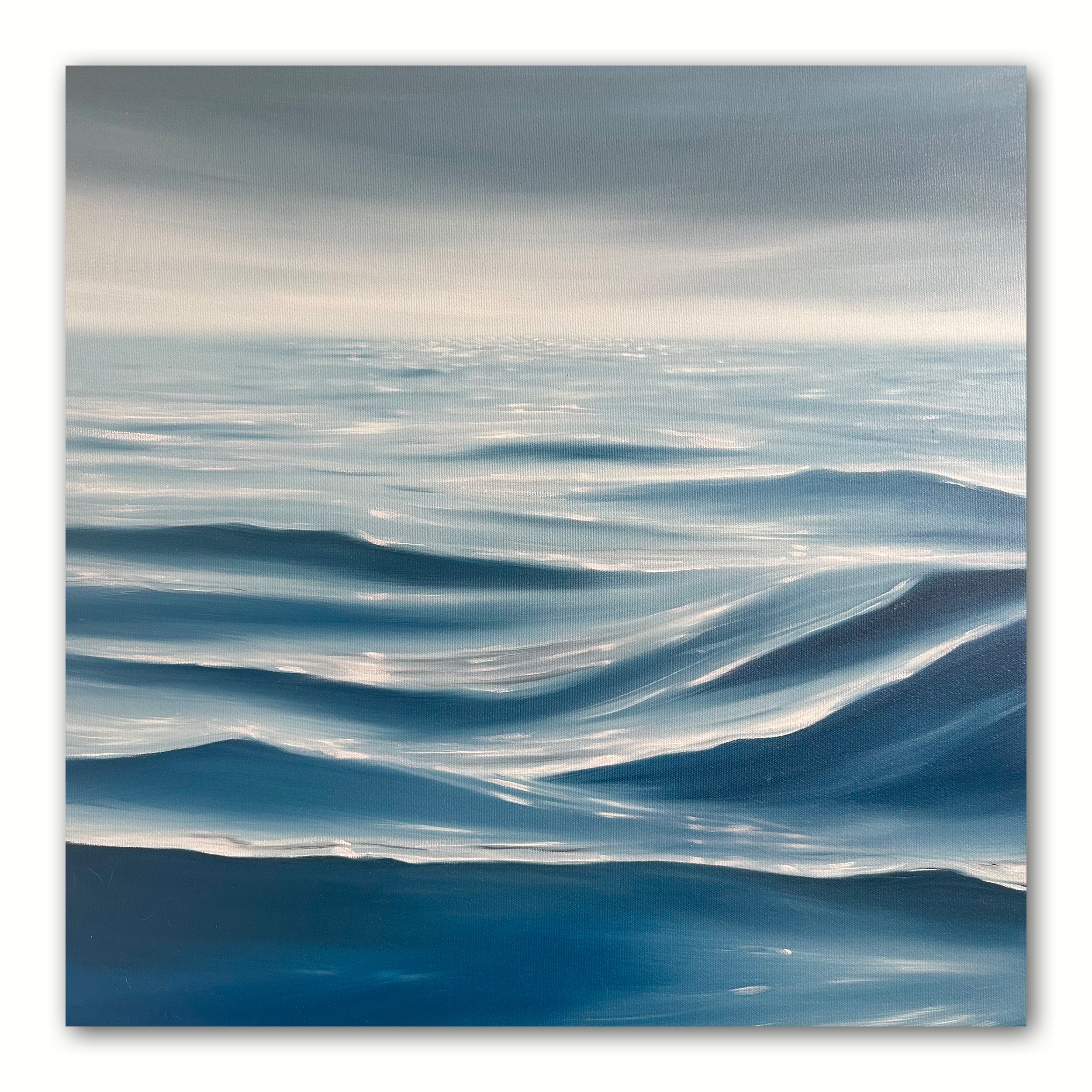 Away With My Thoughts On White Wall No Frame