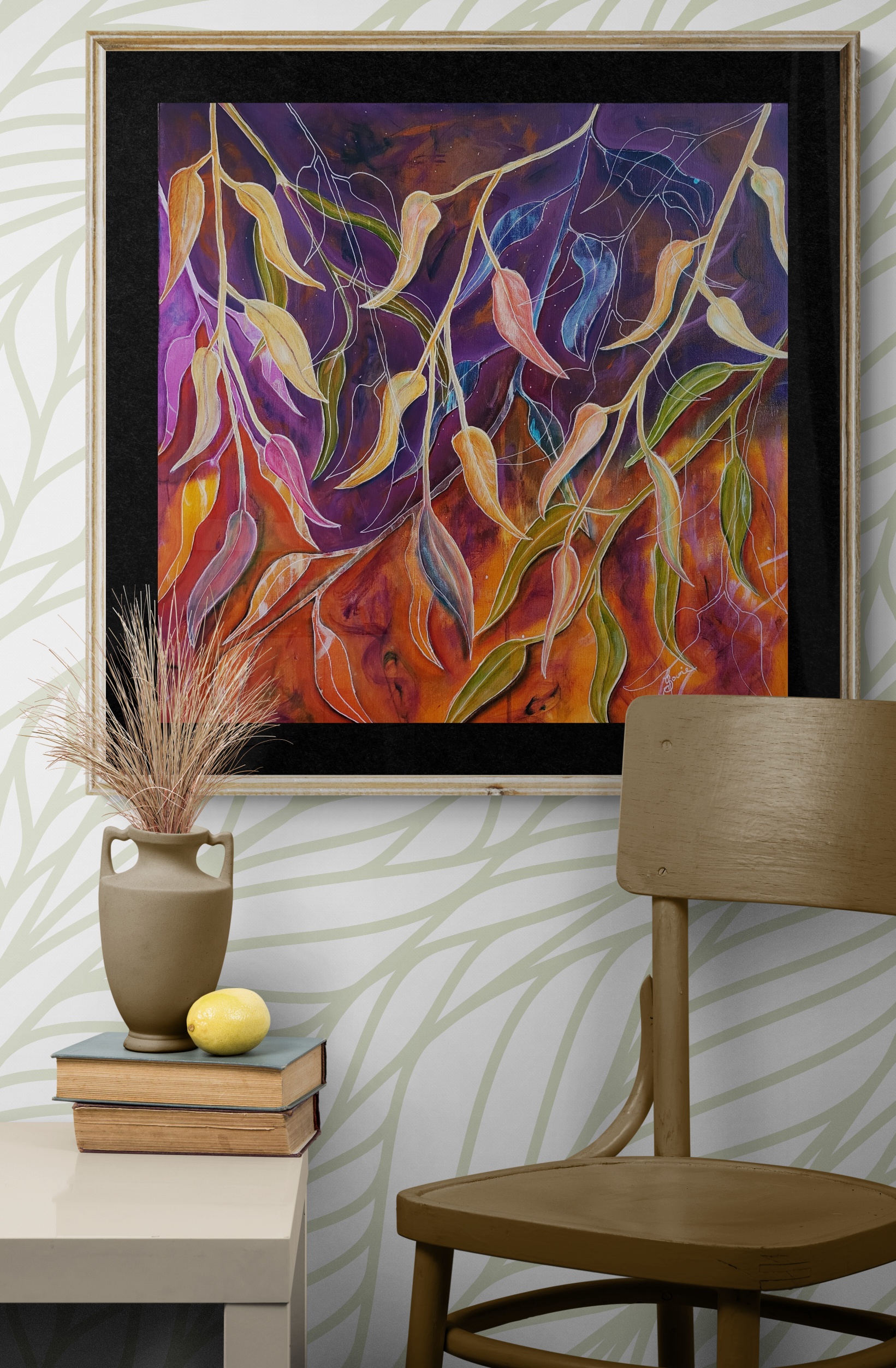 Painted Wooden Chair And Table (1) Resized 3