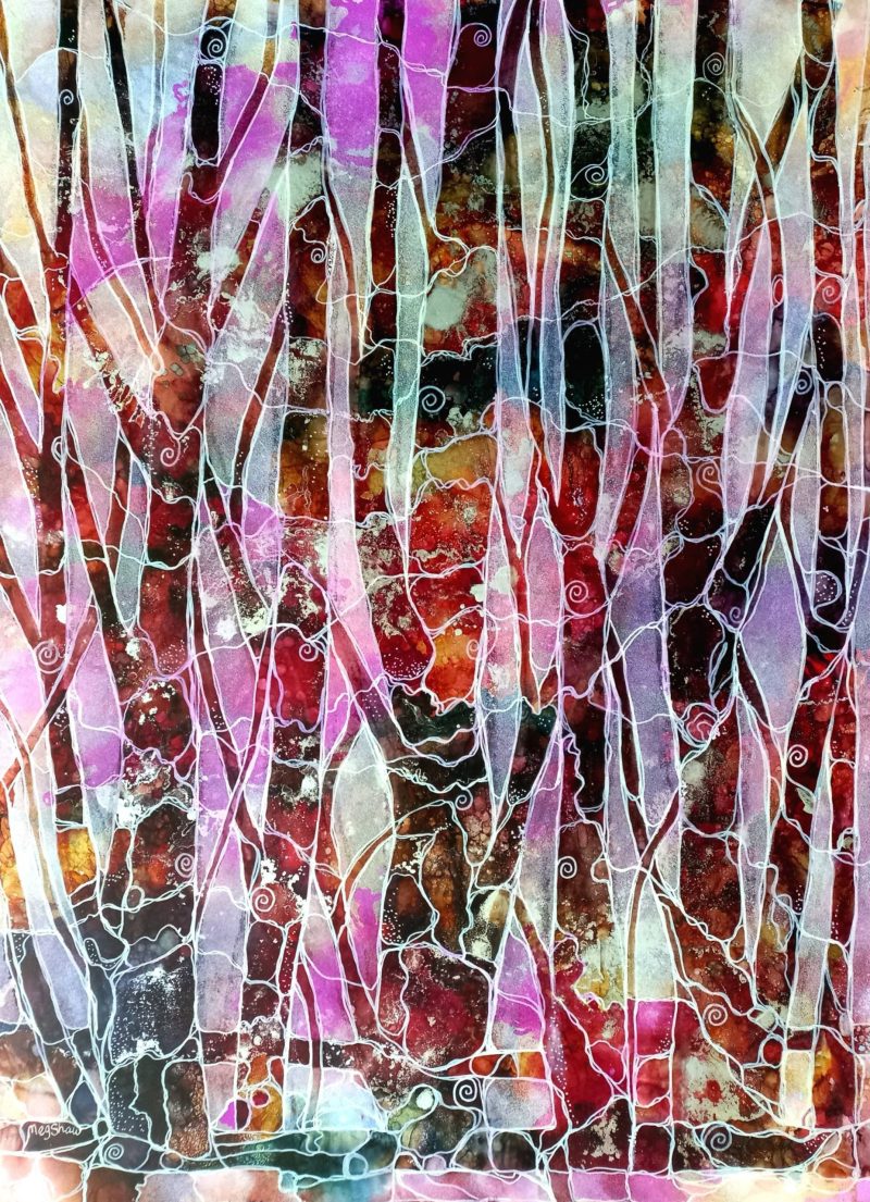 Pink and Copper Trees – Eucalyptus Tree Series