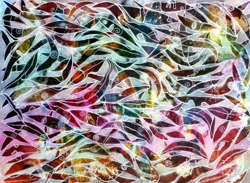 Pink Column Forest Floor Series No 4