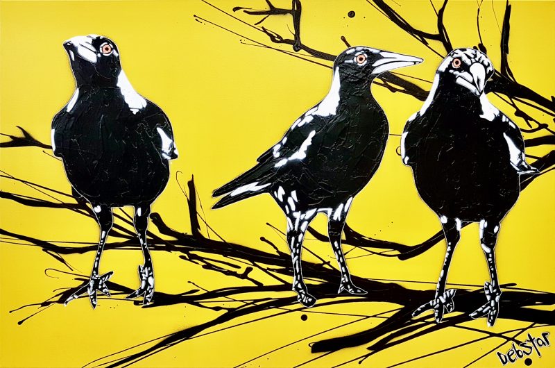 Magpie Street Birds! Yellow