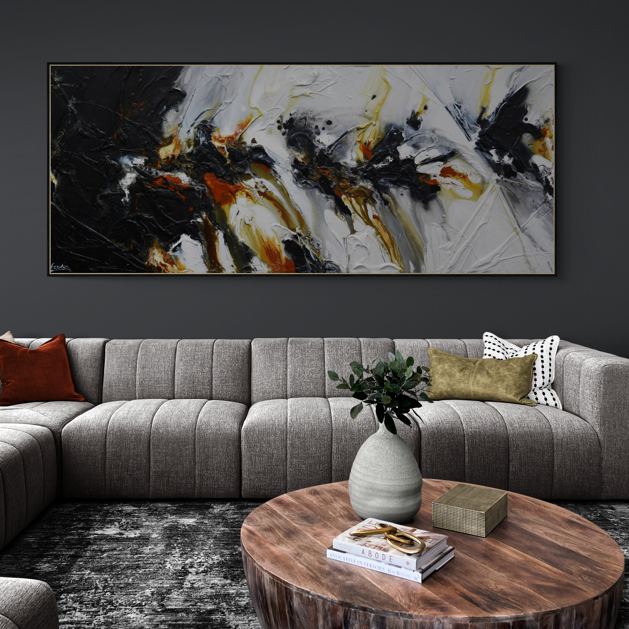 Comfy Bright Living Room With Large Sofa (1)