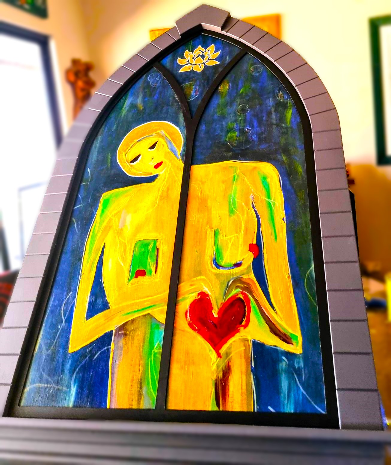 Karen Chappelow We Are Fragile But I Am Strengthened Angled Shot